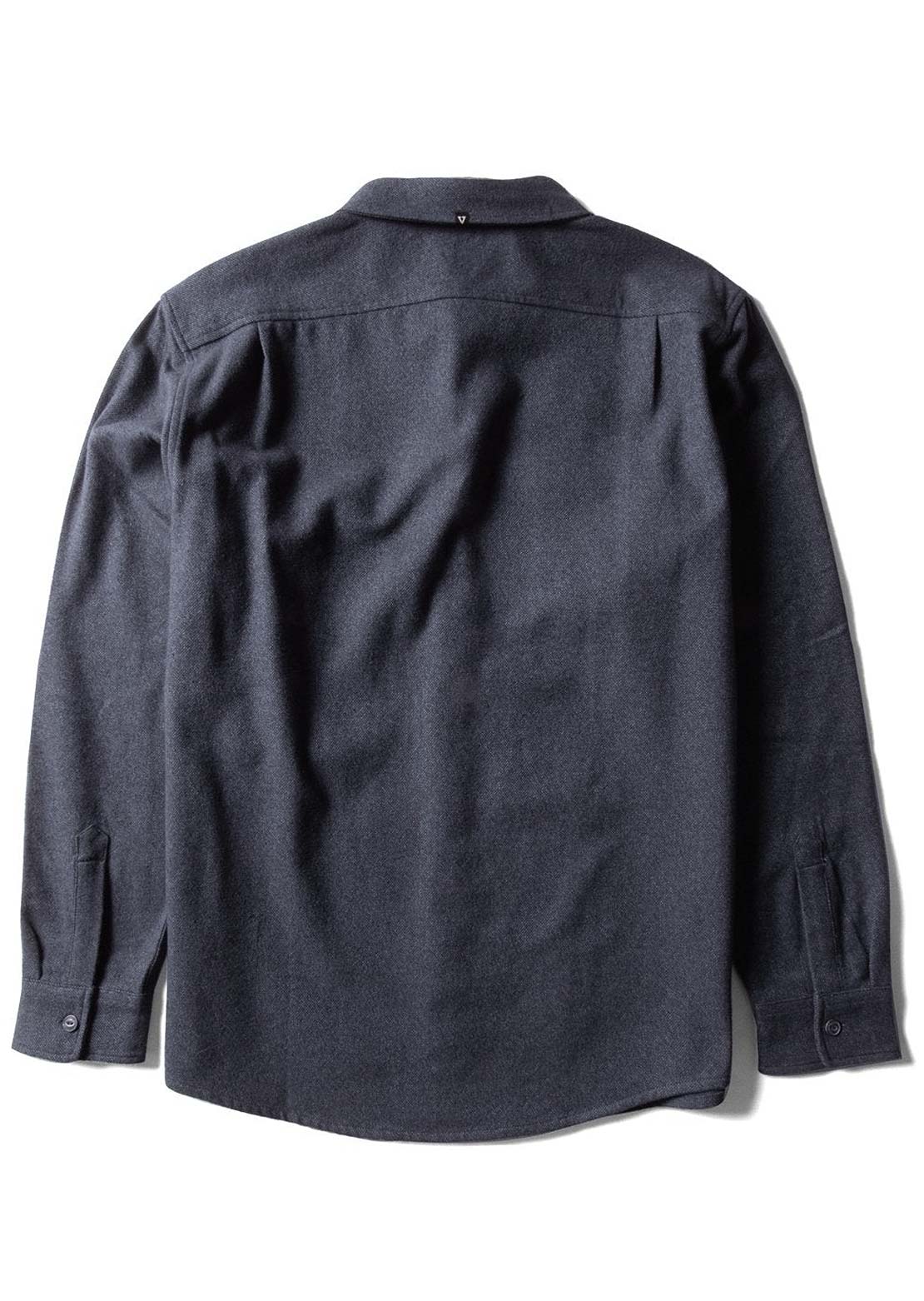 Vissla Men's Shaper Eco LS Flannel Button Up Shirts Black