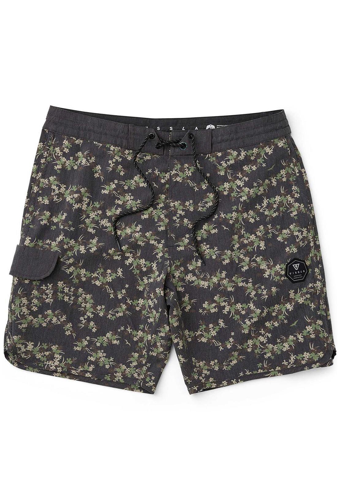 Vissla Men's Tropicanica 18.5" Boardshorts Black