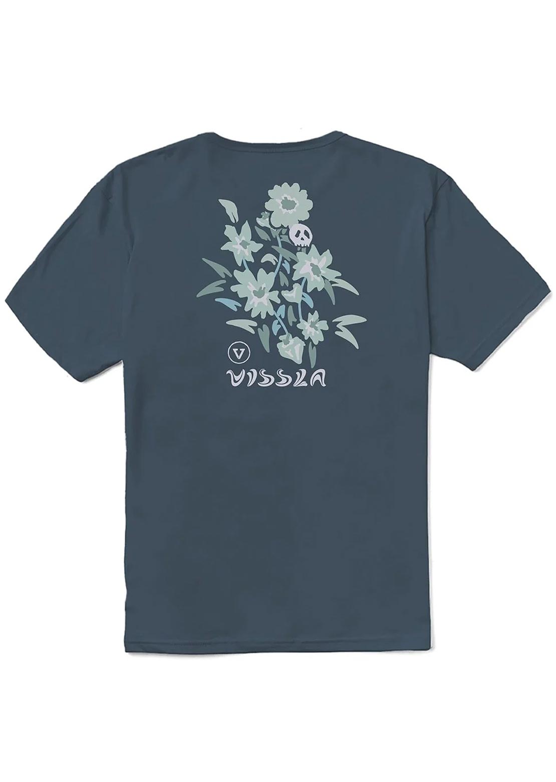 Vissla Men's Voodoo Vines Organic T-Shirt Dark Denim