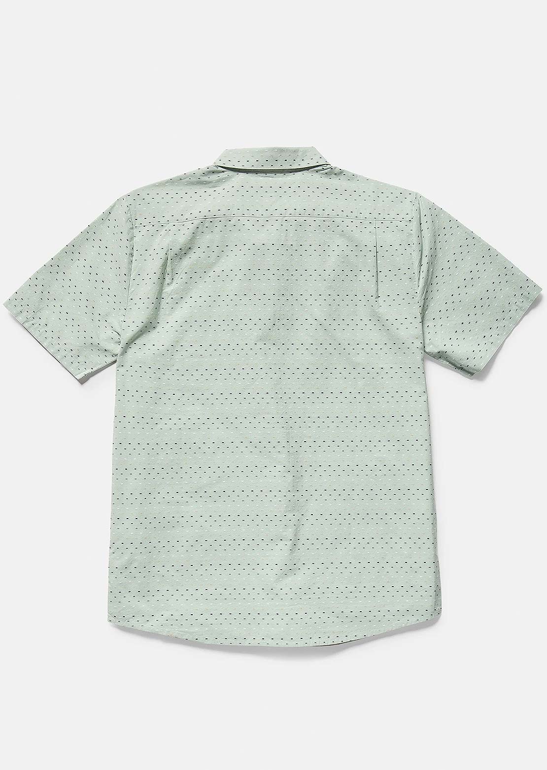 Volcom Junior Bankstone II Button Up Shirt Pale Aqua