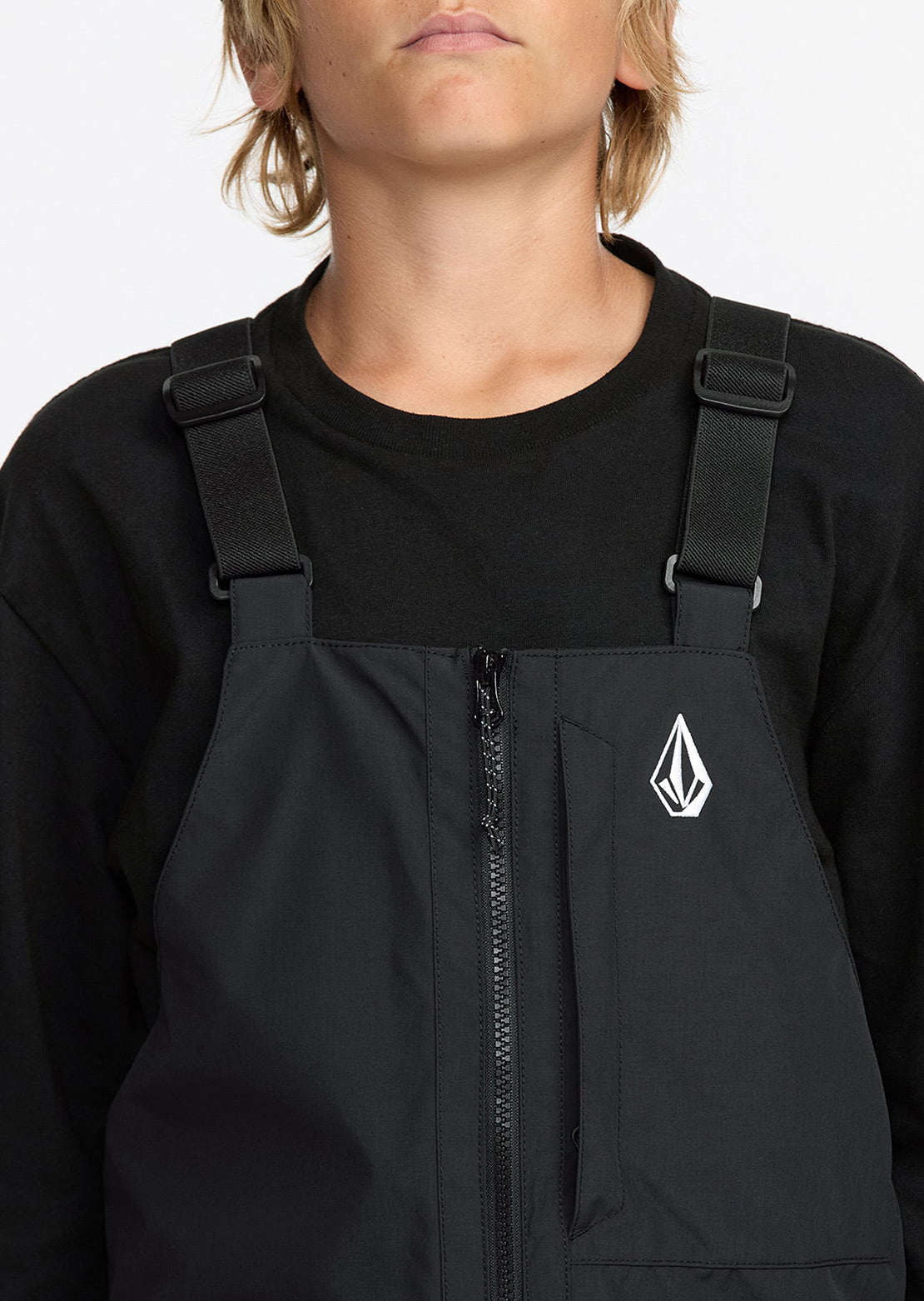 Volcom Junior Barkley Insulated Bib Overall Pants Black