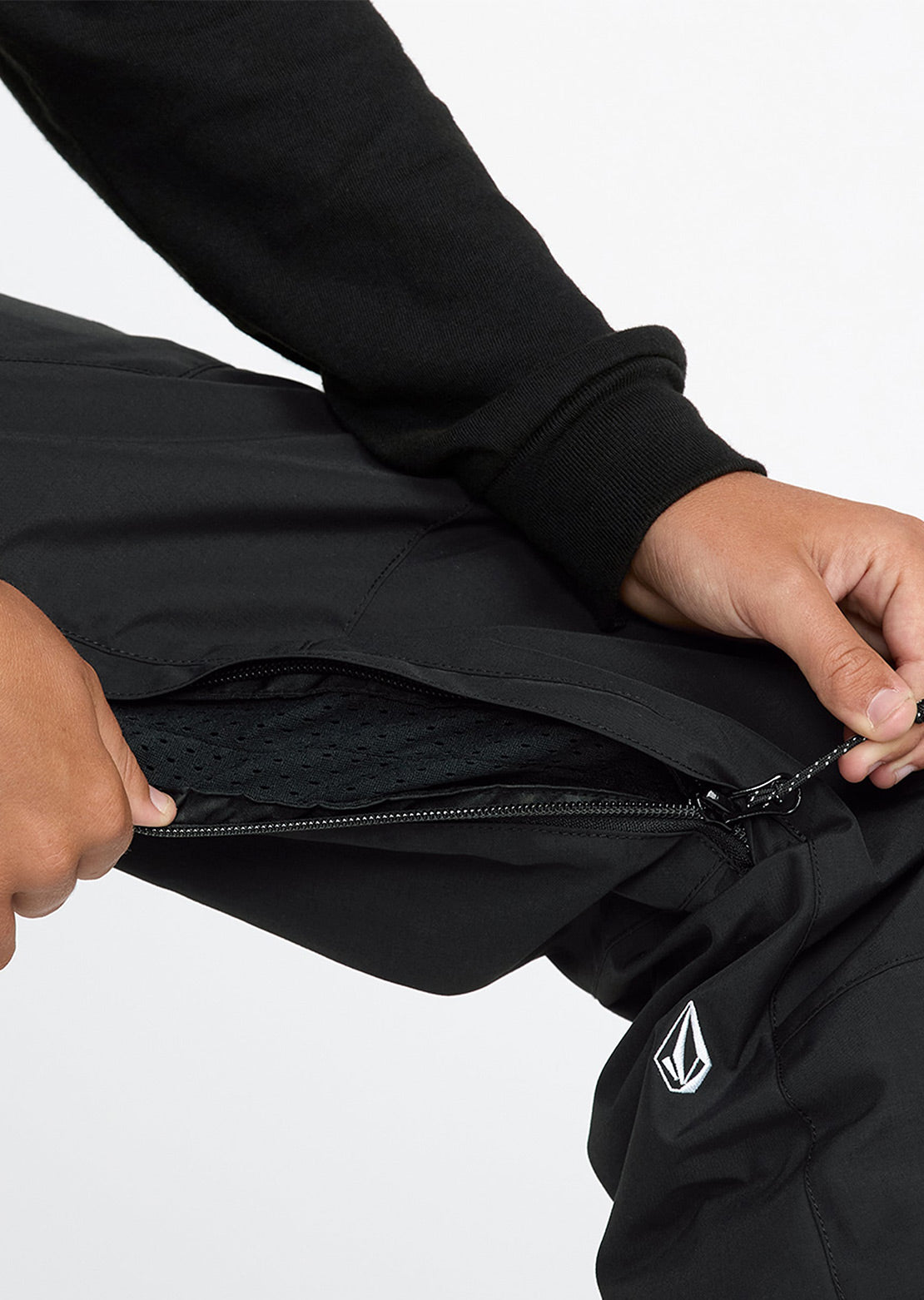 Volcom Junior Barkley Insulated Bib Overall Pants Black