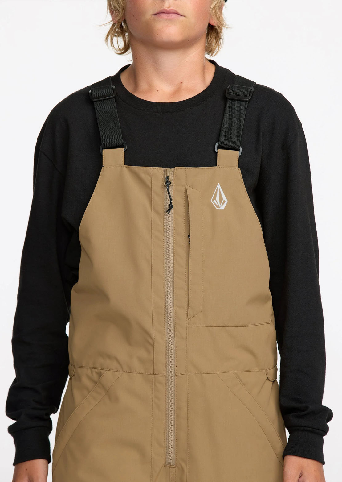 Volcom Junior Barkley Insulated Bib Overall Pants Bronze