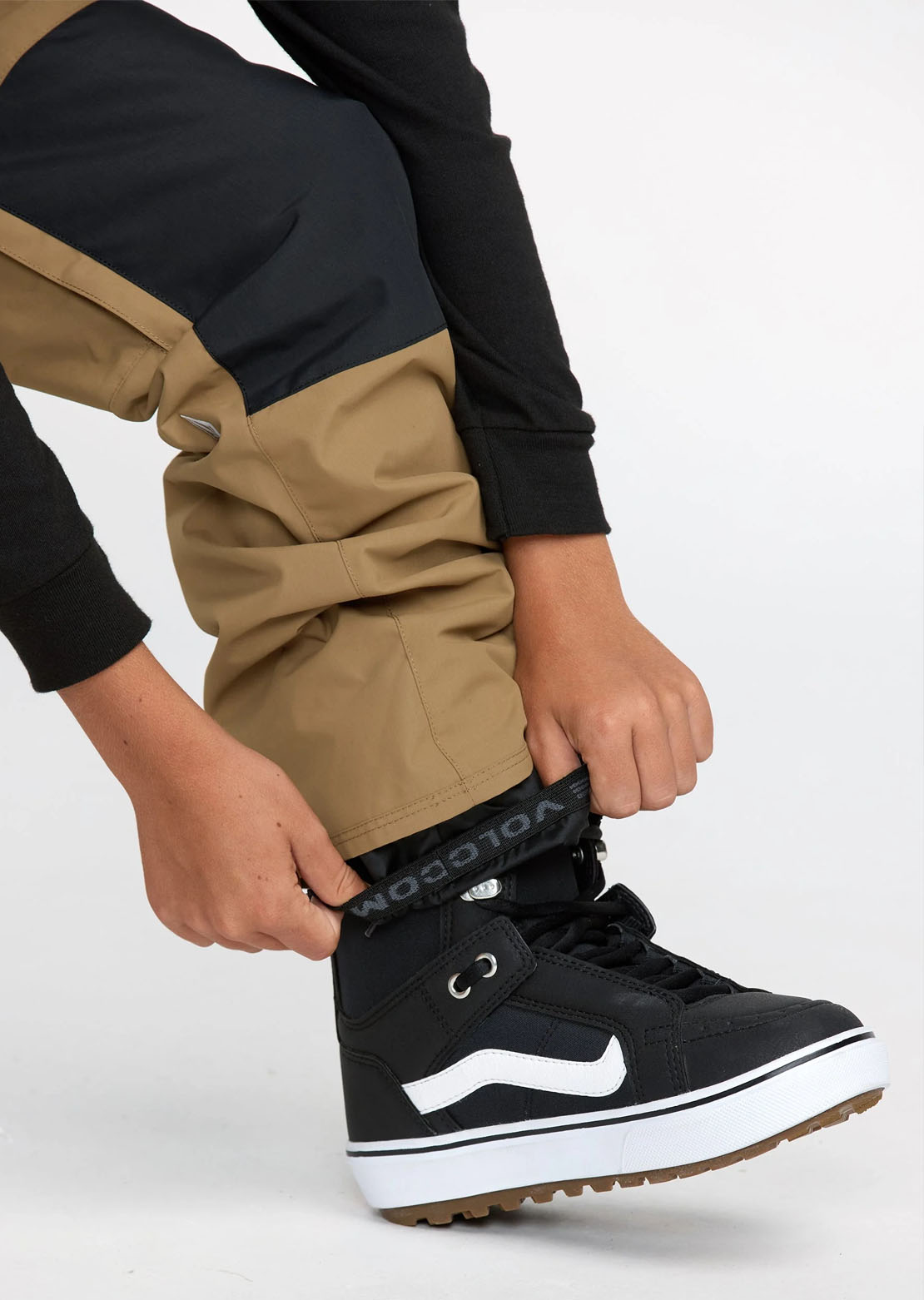 Volcom Junior Barkley Insulated Bib Overall Pants Bronze