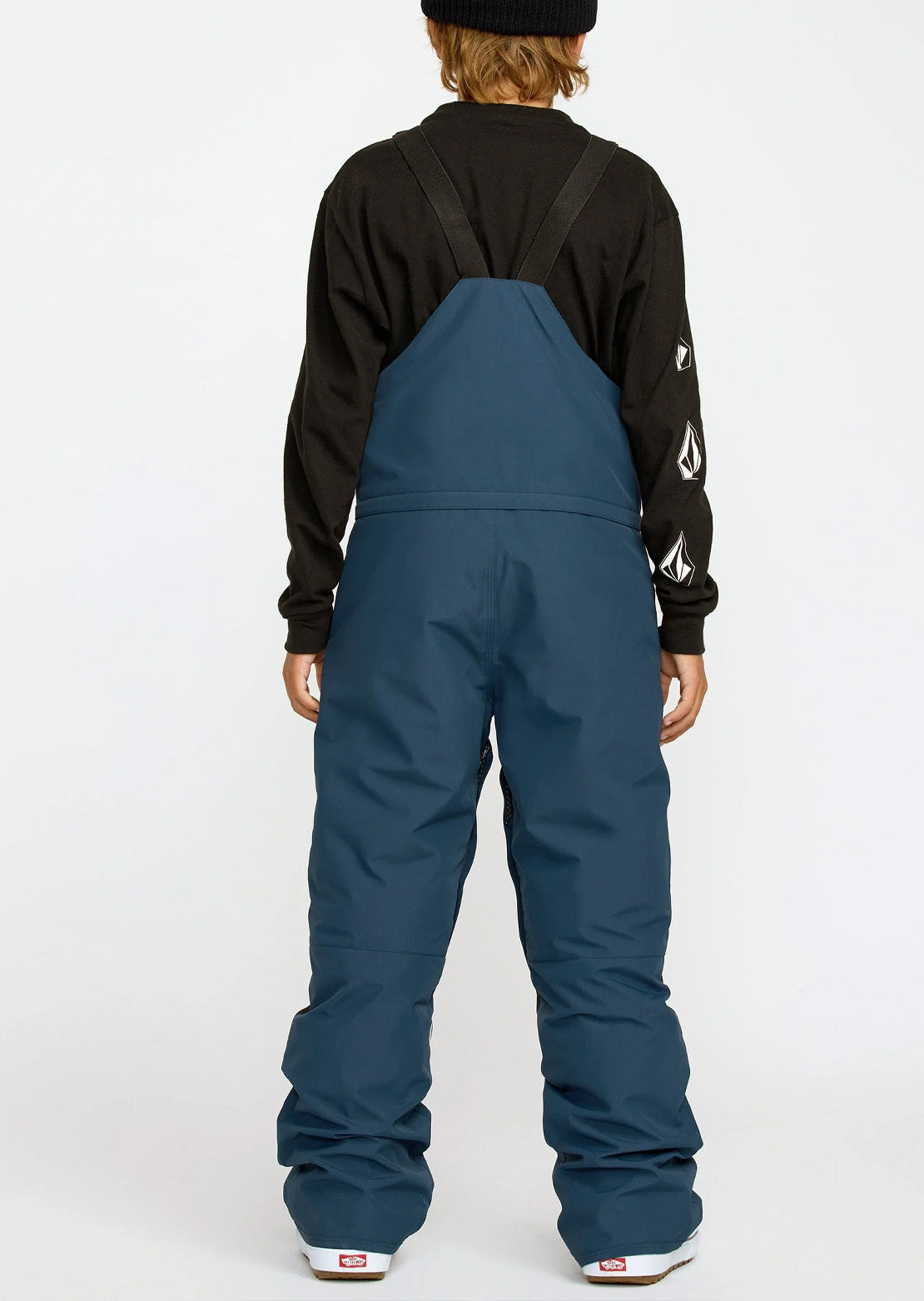 Volcom Junior Barkley Insulated Bib Overall Pants Deep Blue