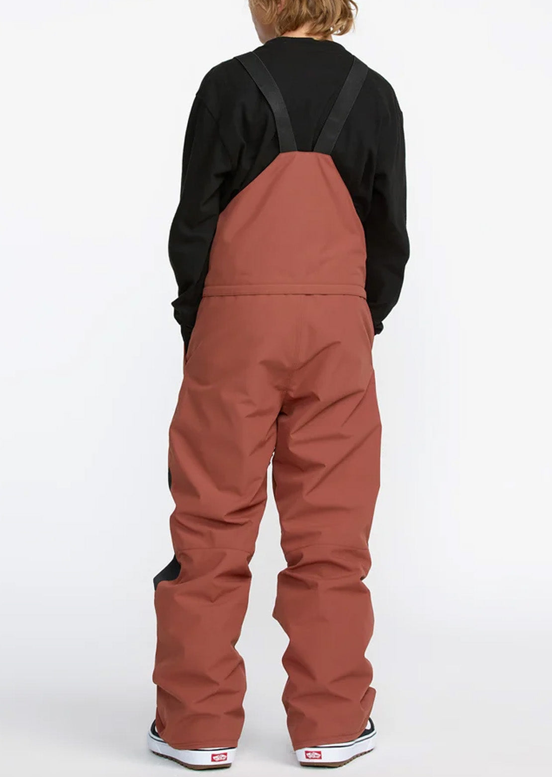 Volcom Junior Barkley Insulated Bib Overall Pants Henna