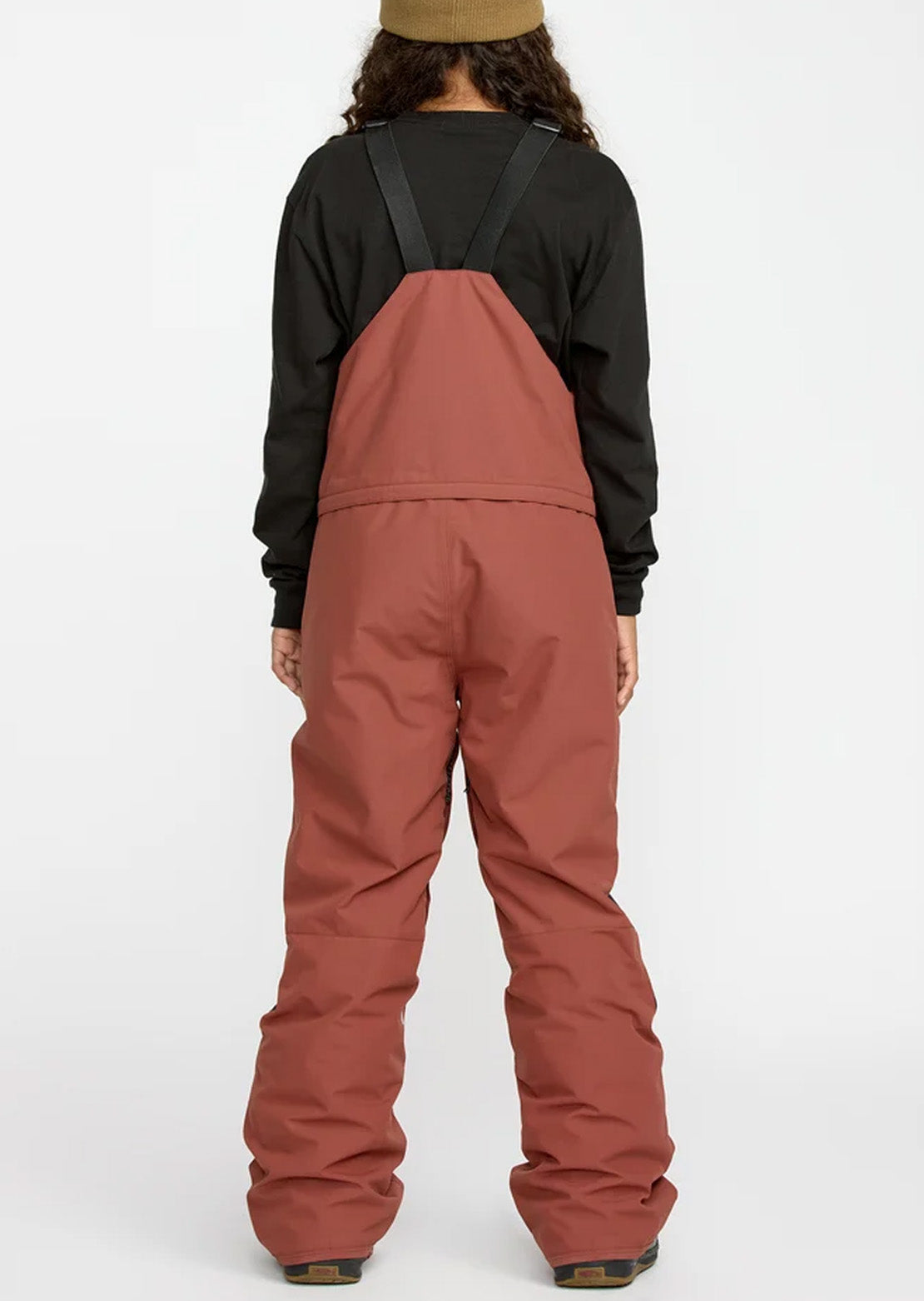 Volcom Junior Barkley Insulated Bib Overall Pants Henna