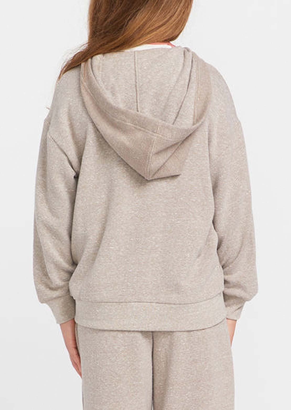 Volcom Junior Bg Lil Frenchie Zip Fleeve Moondust