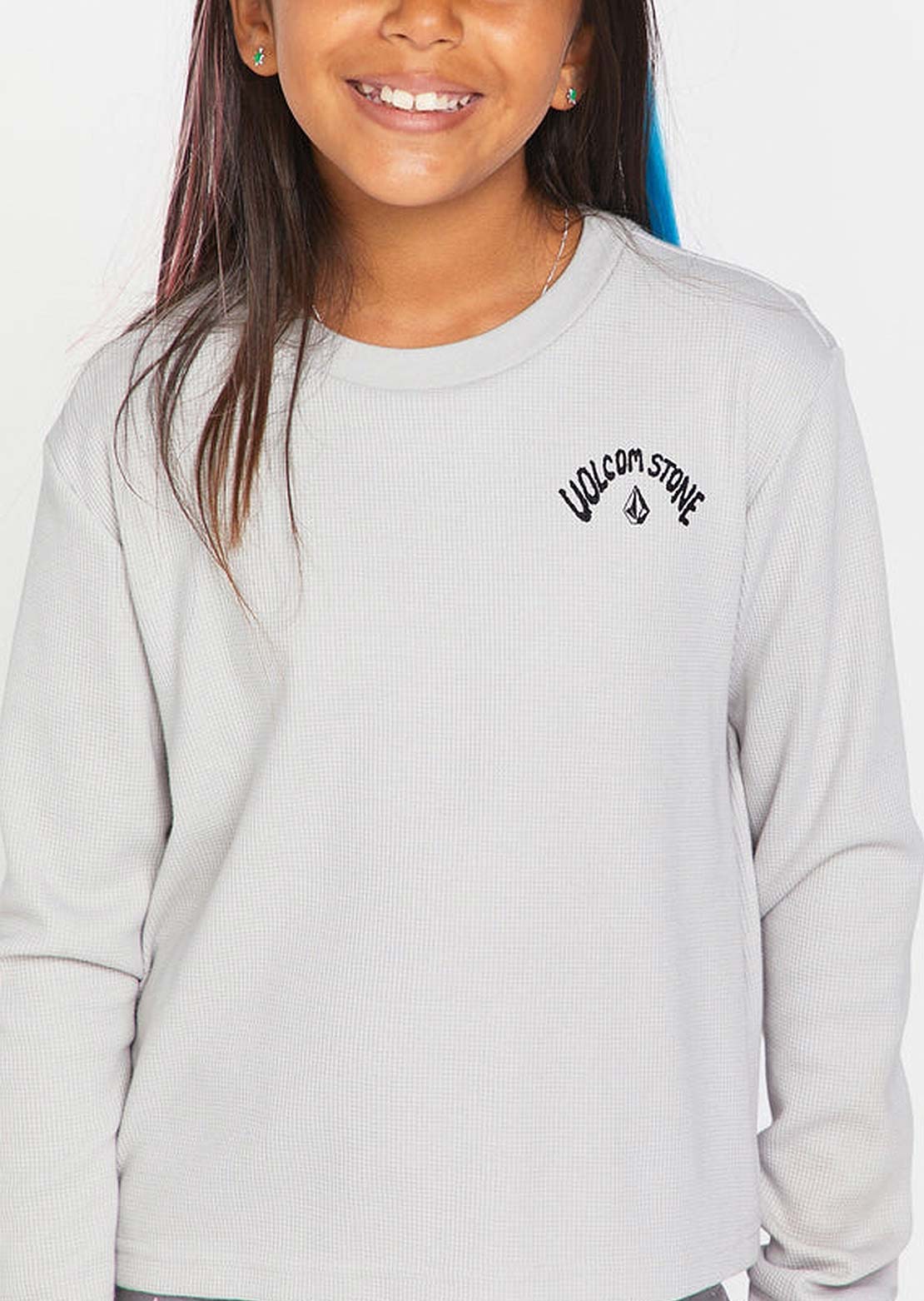 Volcom Junior BG Thermality Long Sleeve Light Grey