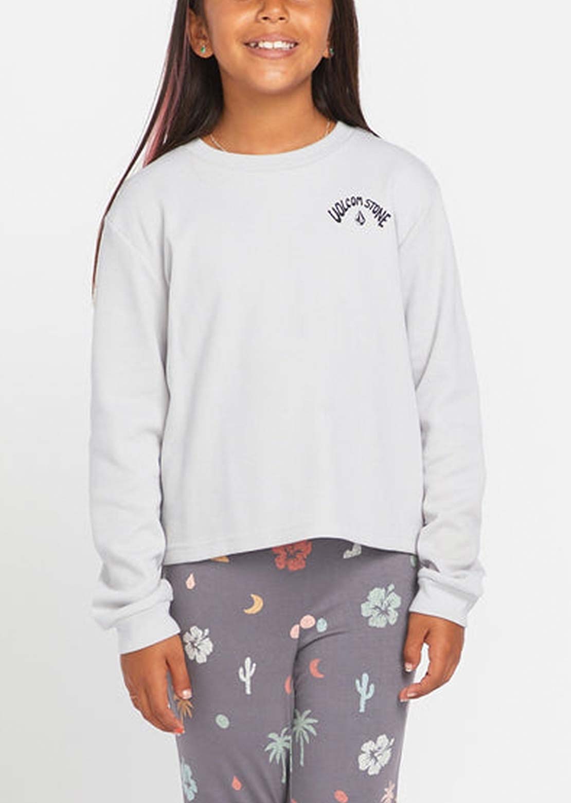 Volcom Junior BG Thermality Long Sleeve Light Grey