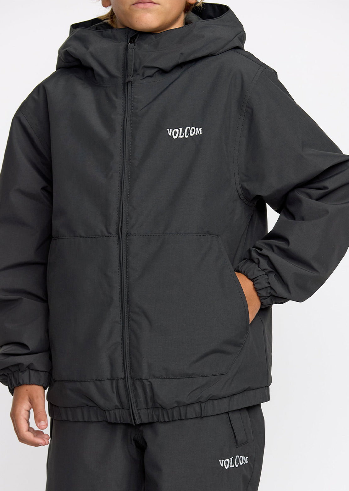 Volcom Junior Chaos Full-Zip Jacket Black