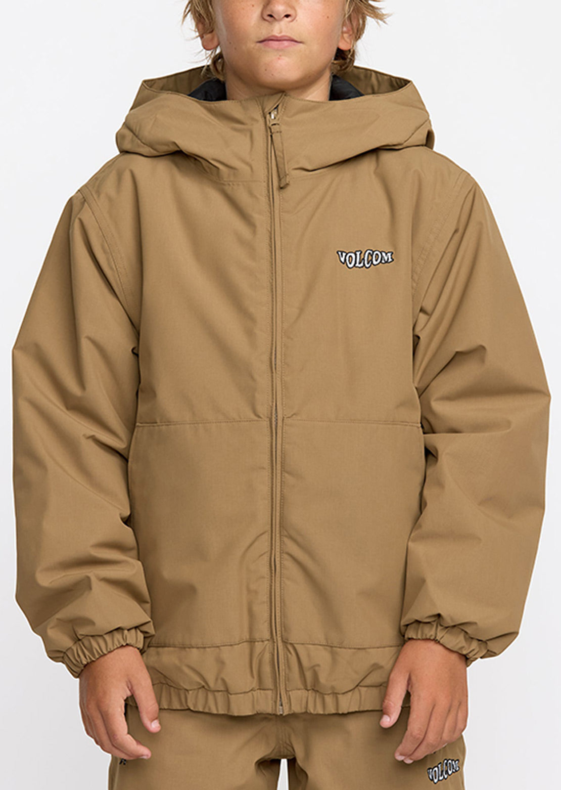 Volcom Junior Chaos Full-Zip Jacket Bronze