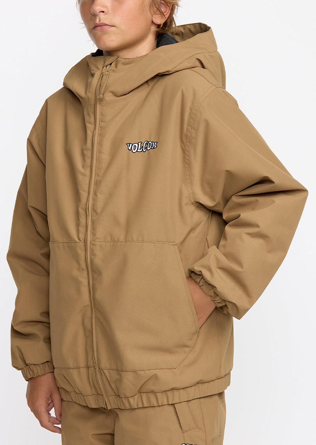 Volcom Junior Chaos Full-Zip Jacket Bronze