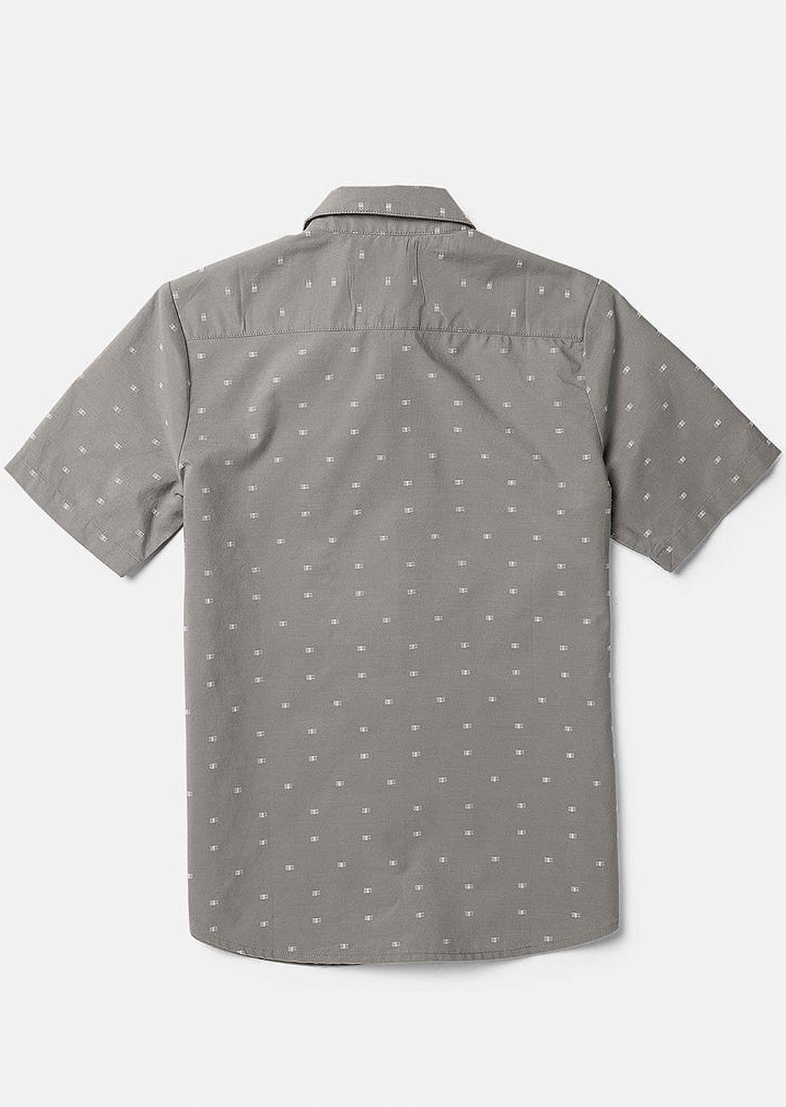 Volcom Junior Crownstone Button Up Shirts Moonbeam