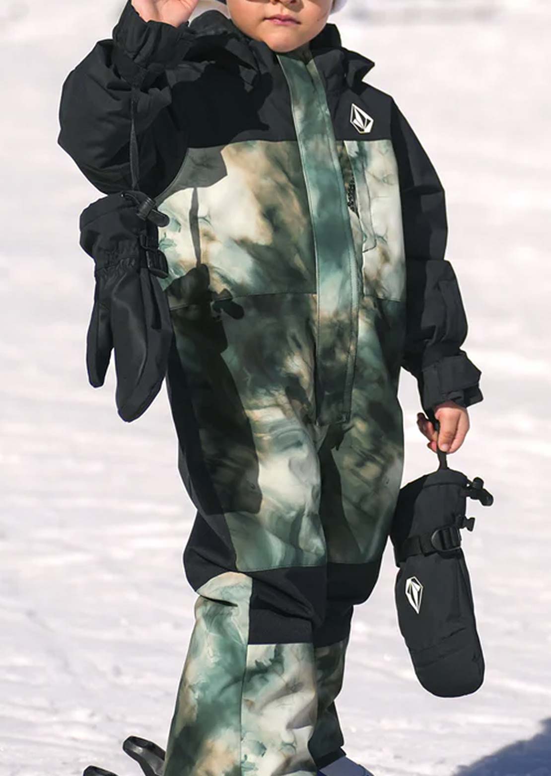 Volcom Junior Day Saver Mitts Black