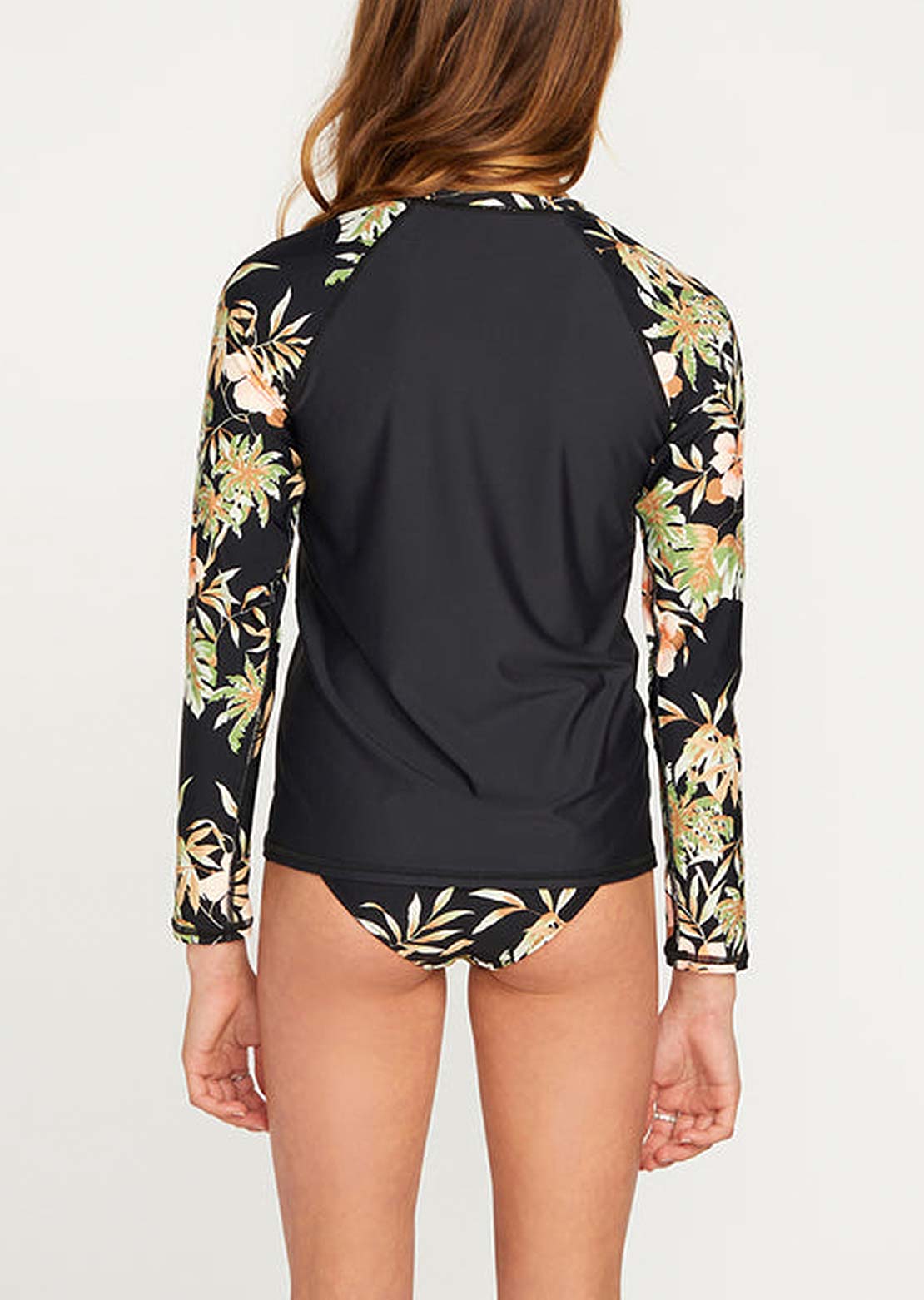 Volcom Junior For The Tide Rashguard Black Combo