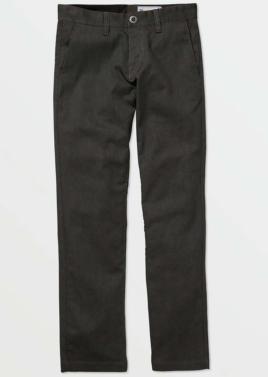 Volcom Junior Frickin Modern Stretch Chino Pant Charcoal