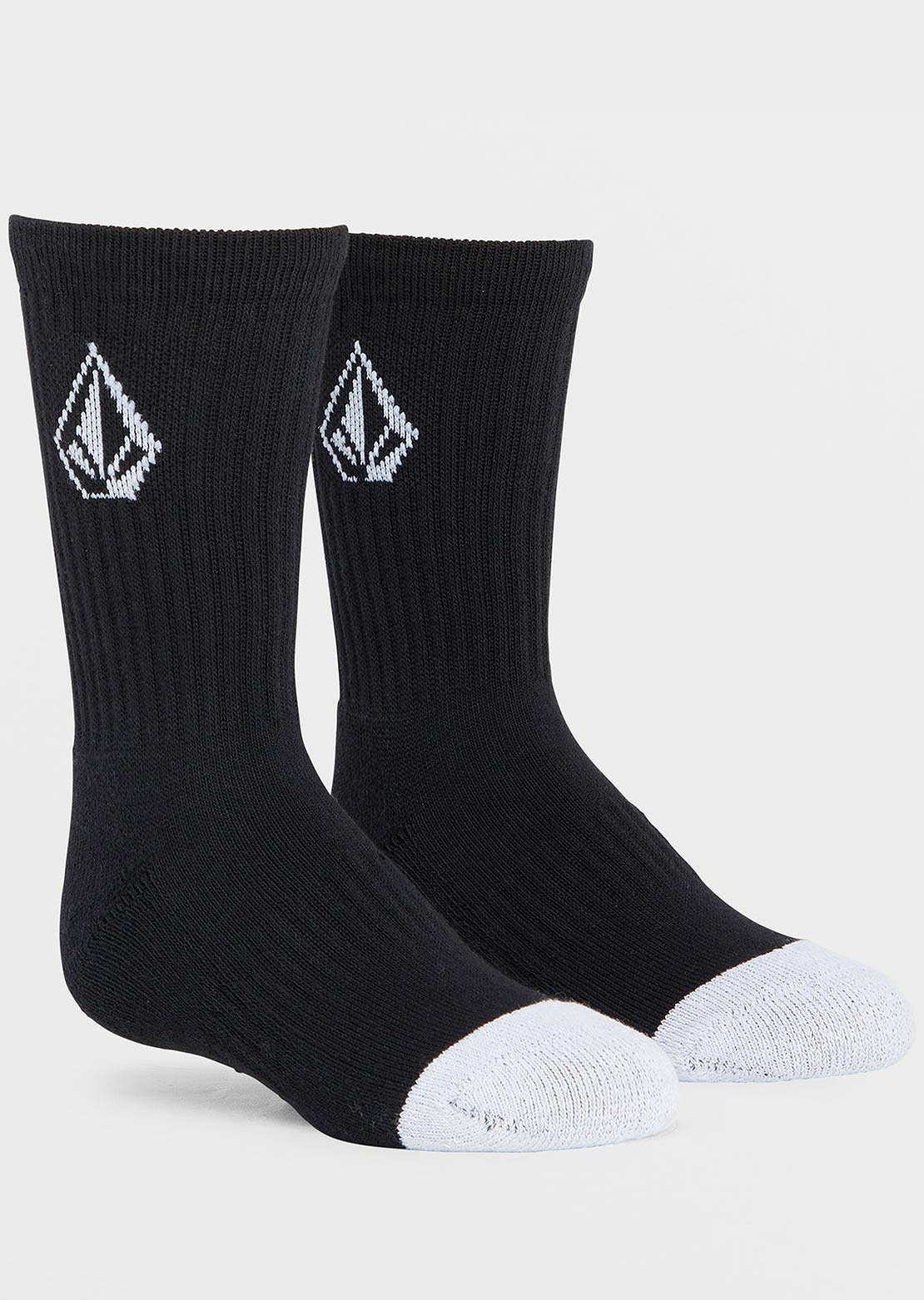 Volcom Junior Full Stone Socks - 3 Pack Black