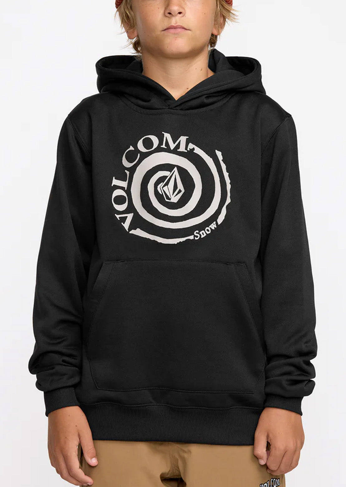 Volcom Junior Hydro Fleece Hood Black