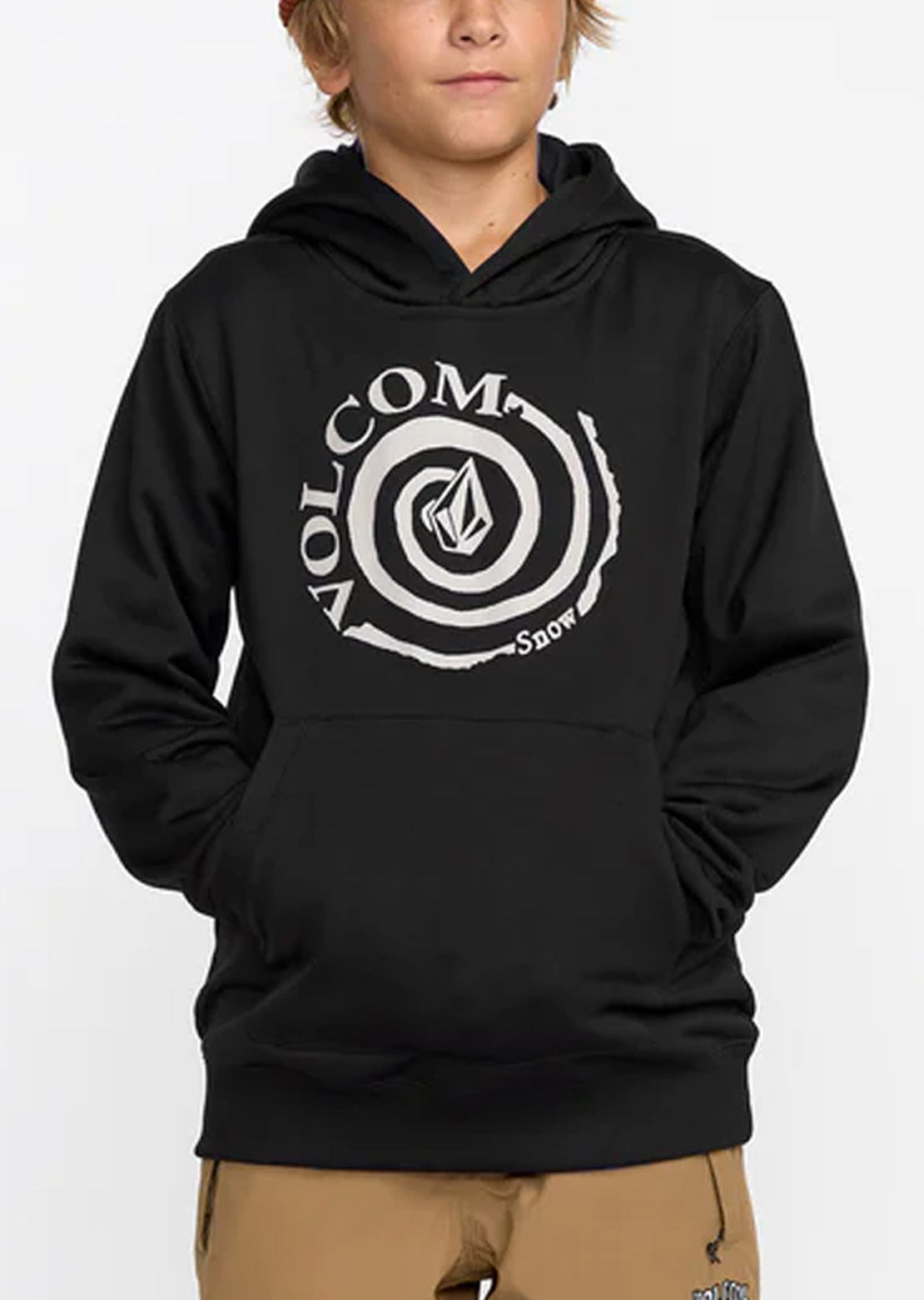 Volcom Junior Hydro Fleece Hood Black