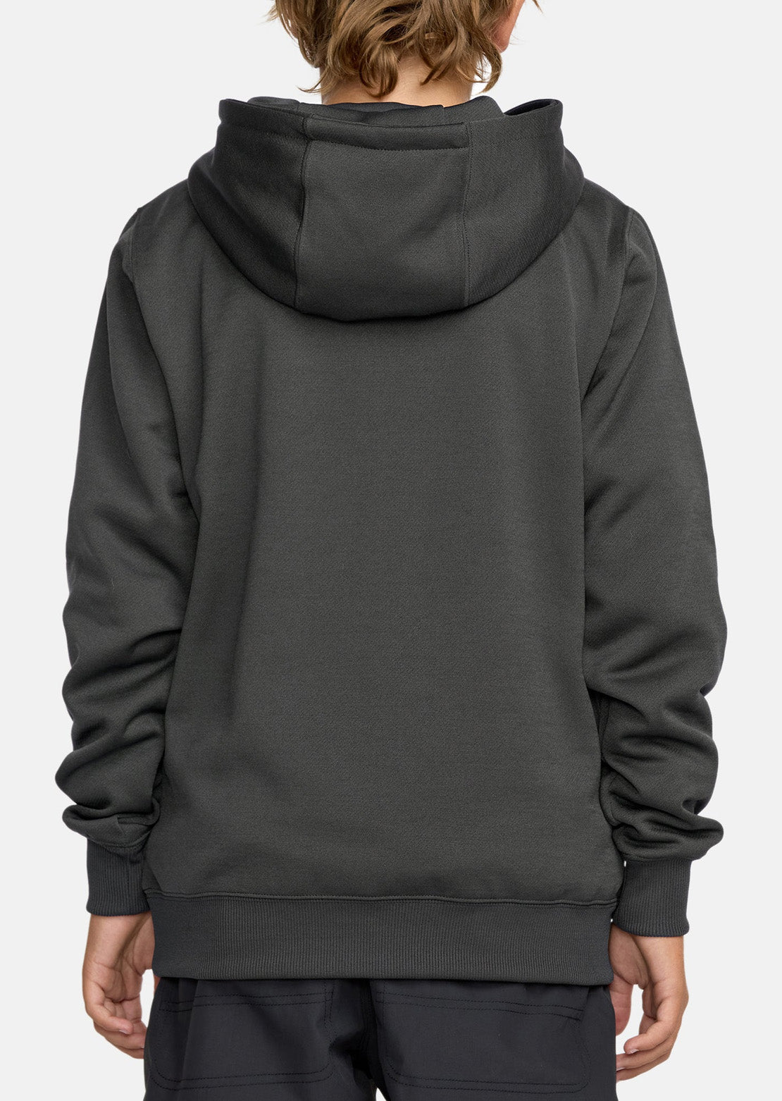 Volcom Junior Hydro Fleece Hood Dark Grey