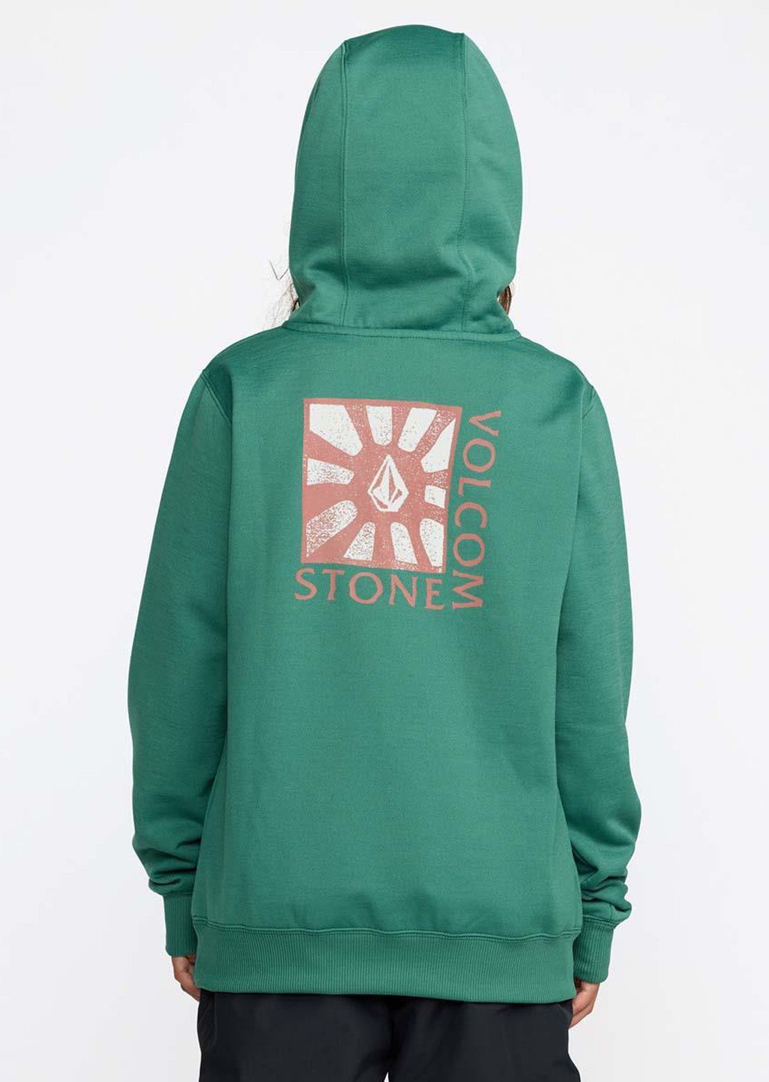 Volcom Junior Hydro Fleece Hood Spruce Green