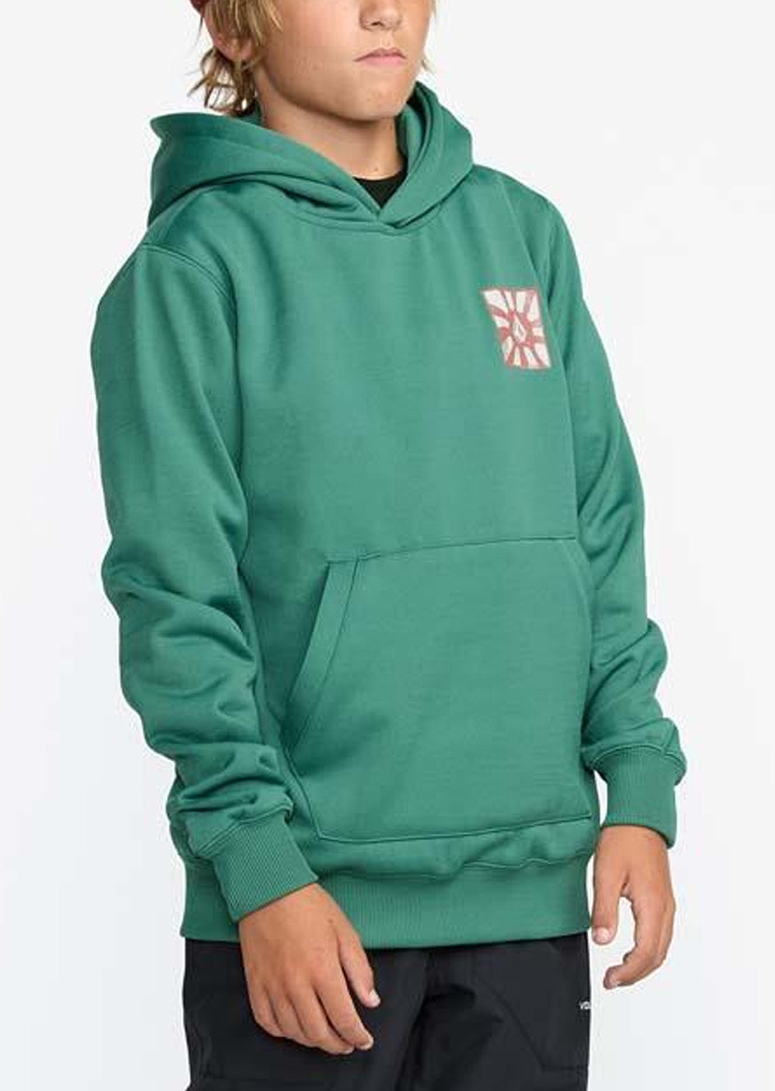 Volcom Junior Hydro Fleece Hood Spruce Green