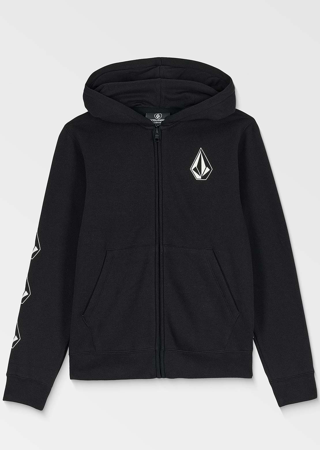 Volcom Junior Iconic Stone Gid Zip Hood Black