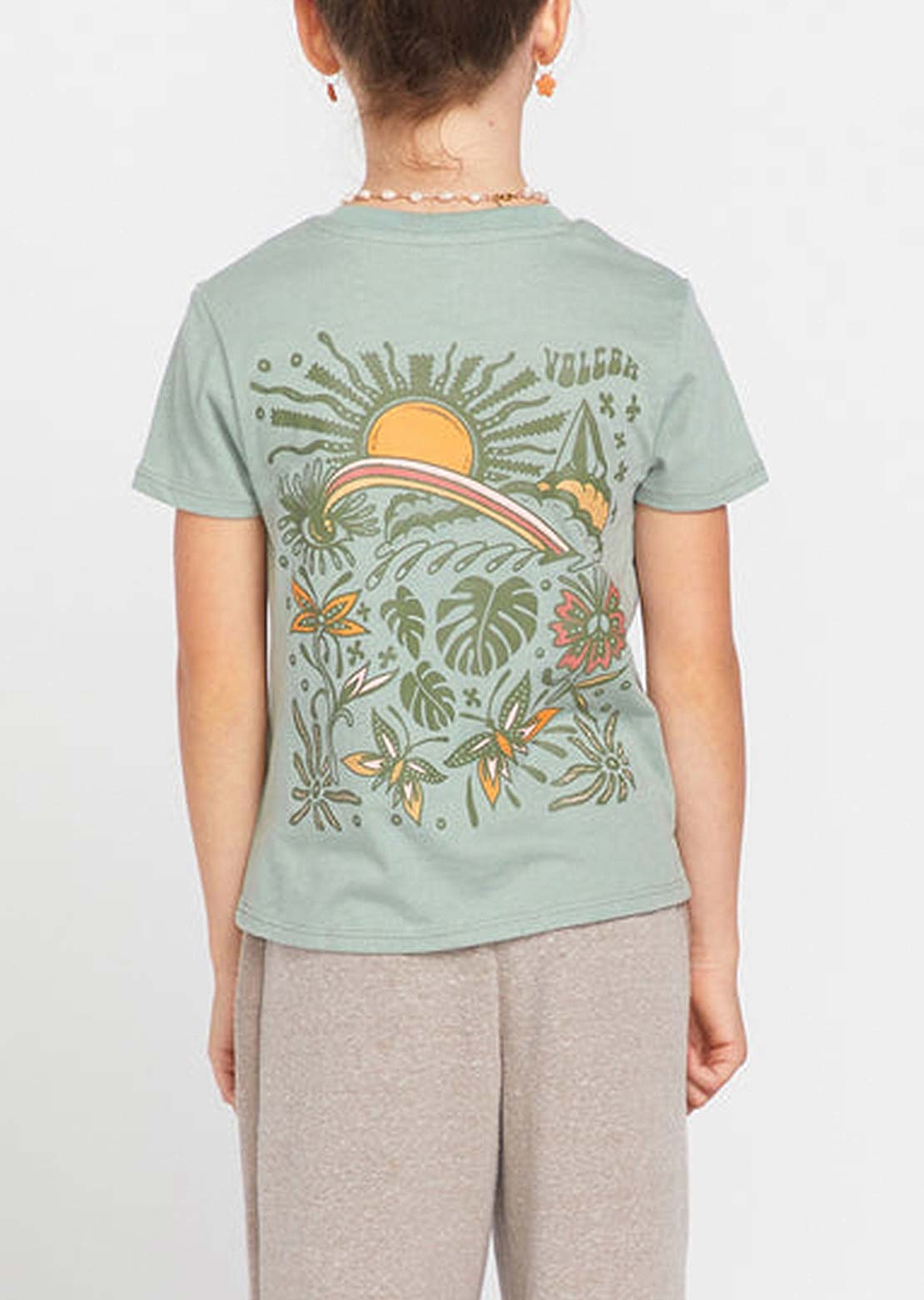 Volcom Junior LG Last Party T-shirt Sea Spray