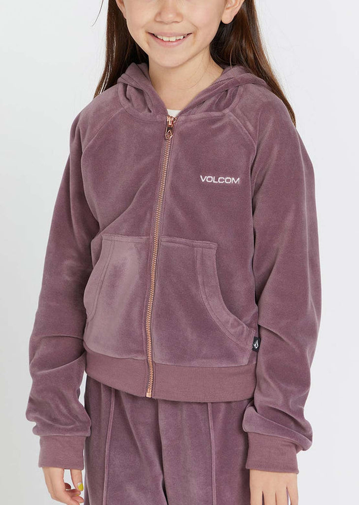 Volcom Junior Lil Velour Zip Fleece Suit PRFO Sports