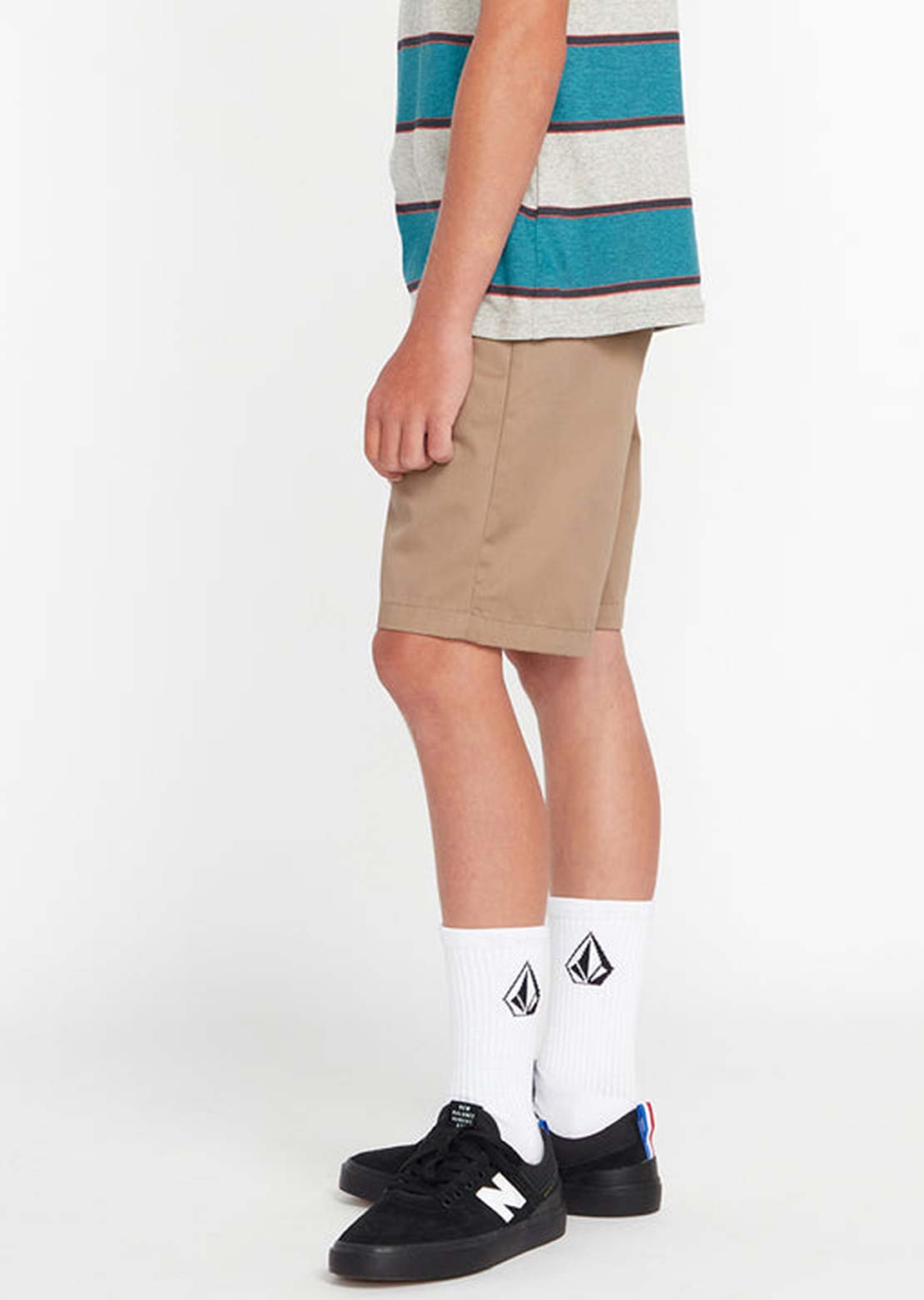 Volcom Junior Loose Truck Shorts Khaki