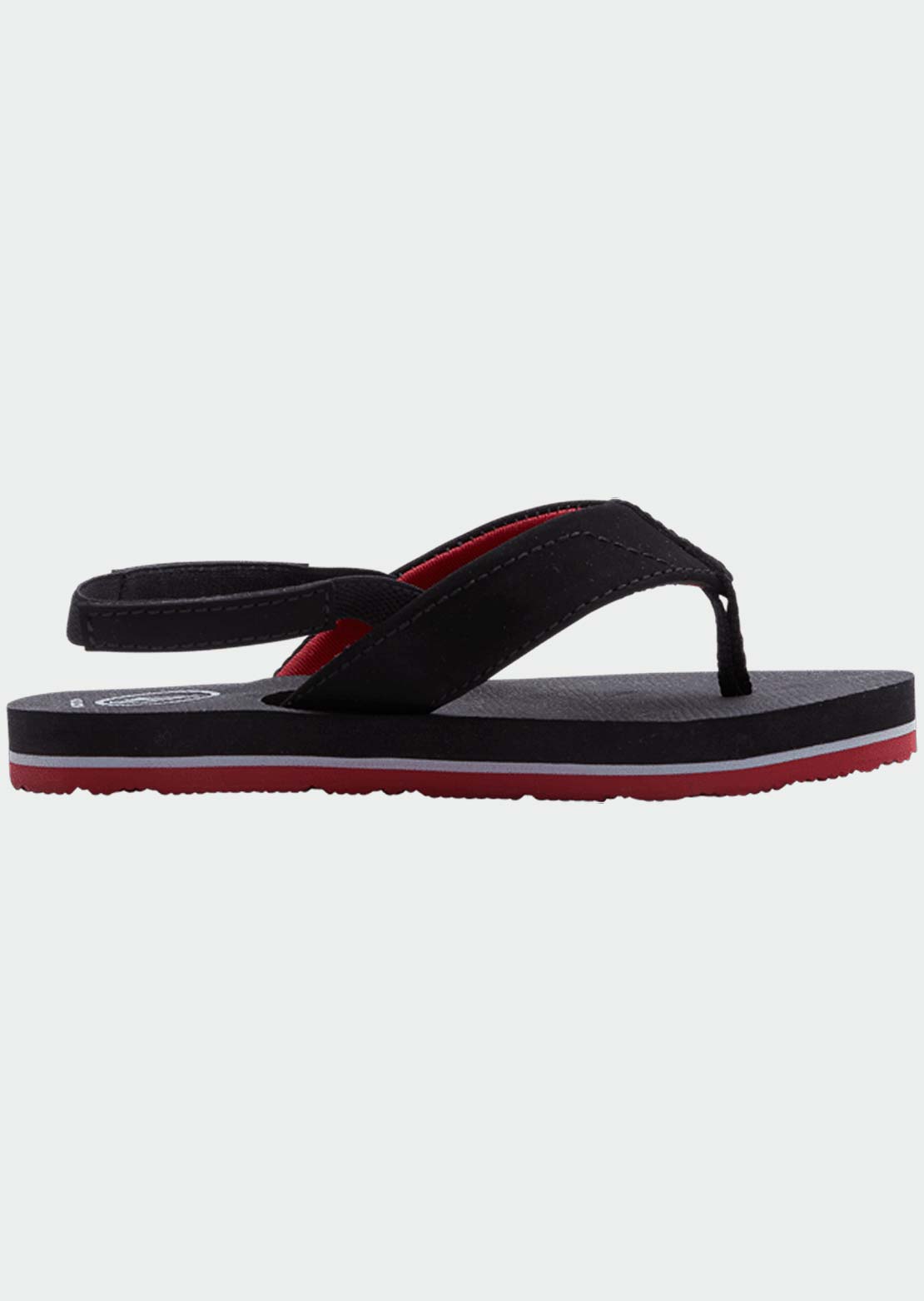 Volcom Junior Victor Little Sandals Black Red