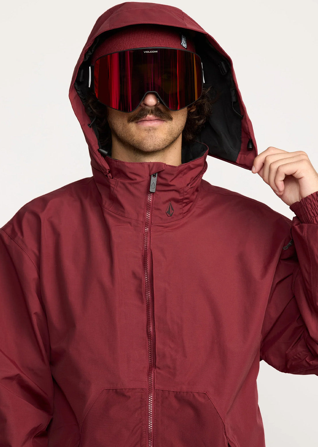 Volcom Men's Longo GORE-TEX Jacket Burnt Red