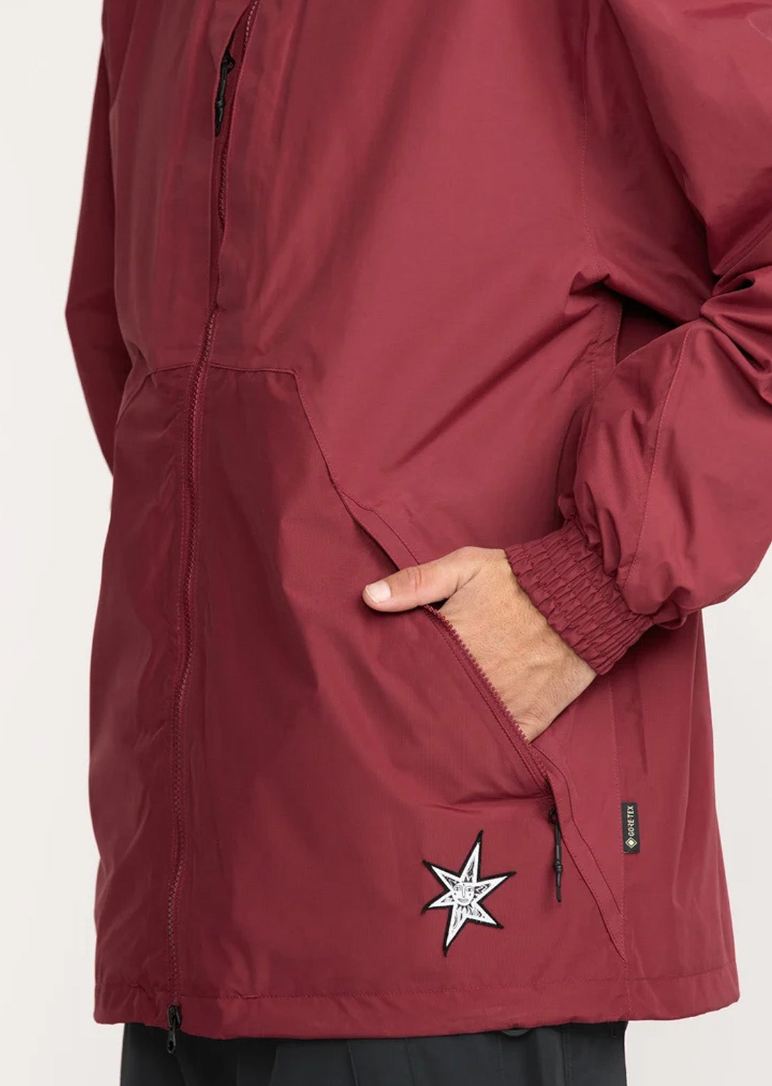 Volcom Men's Longo GORE-TEX Jacket Burnt Red