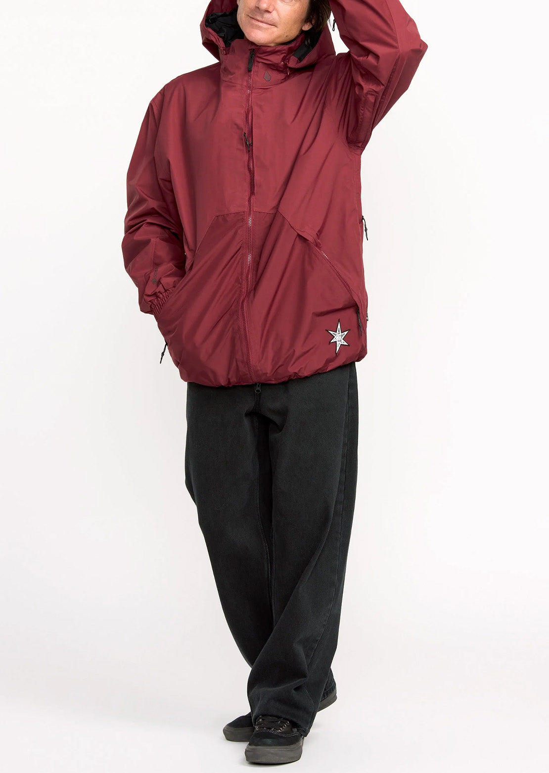 Volcom Men's Longo GORE-TEX Jacket Burnt Red