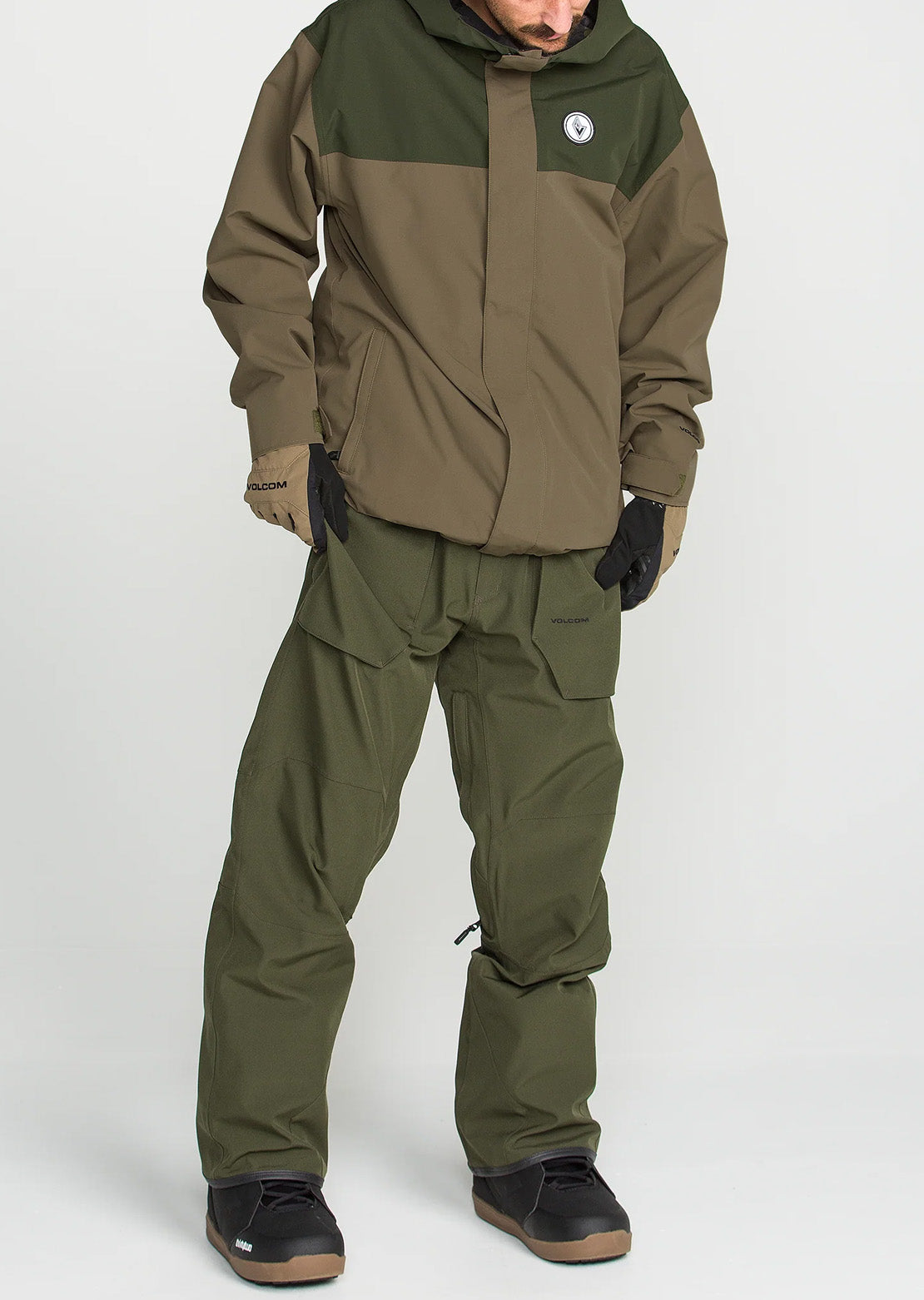 Volcom Men's Buckthreeeighty Insulated Jacket Teak