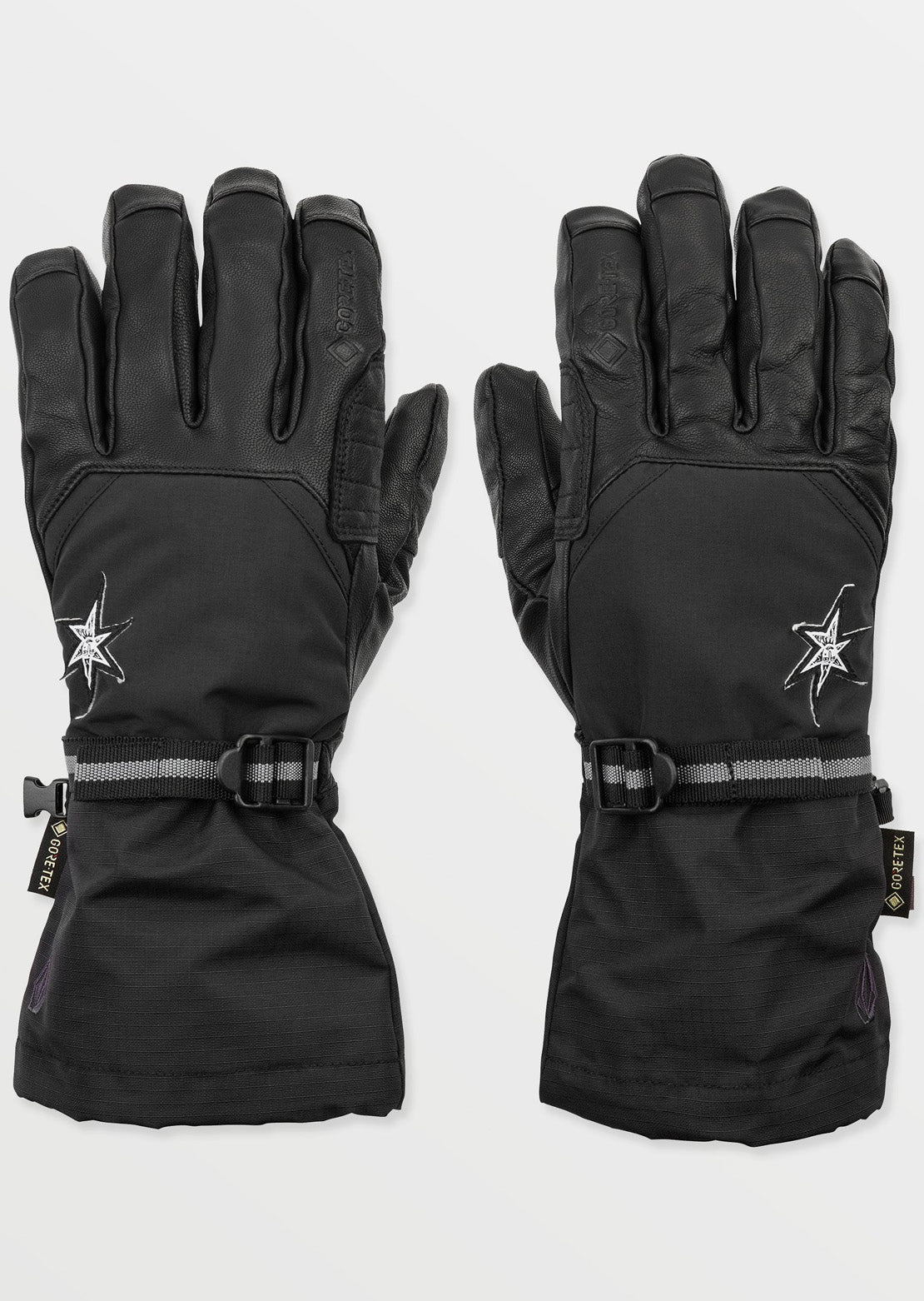 Volcom Men's 91 Gore-Tex Gloves Black
