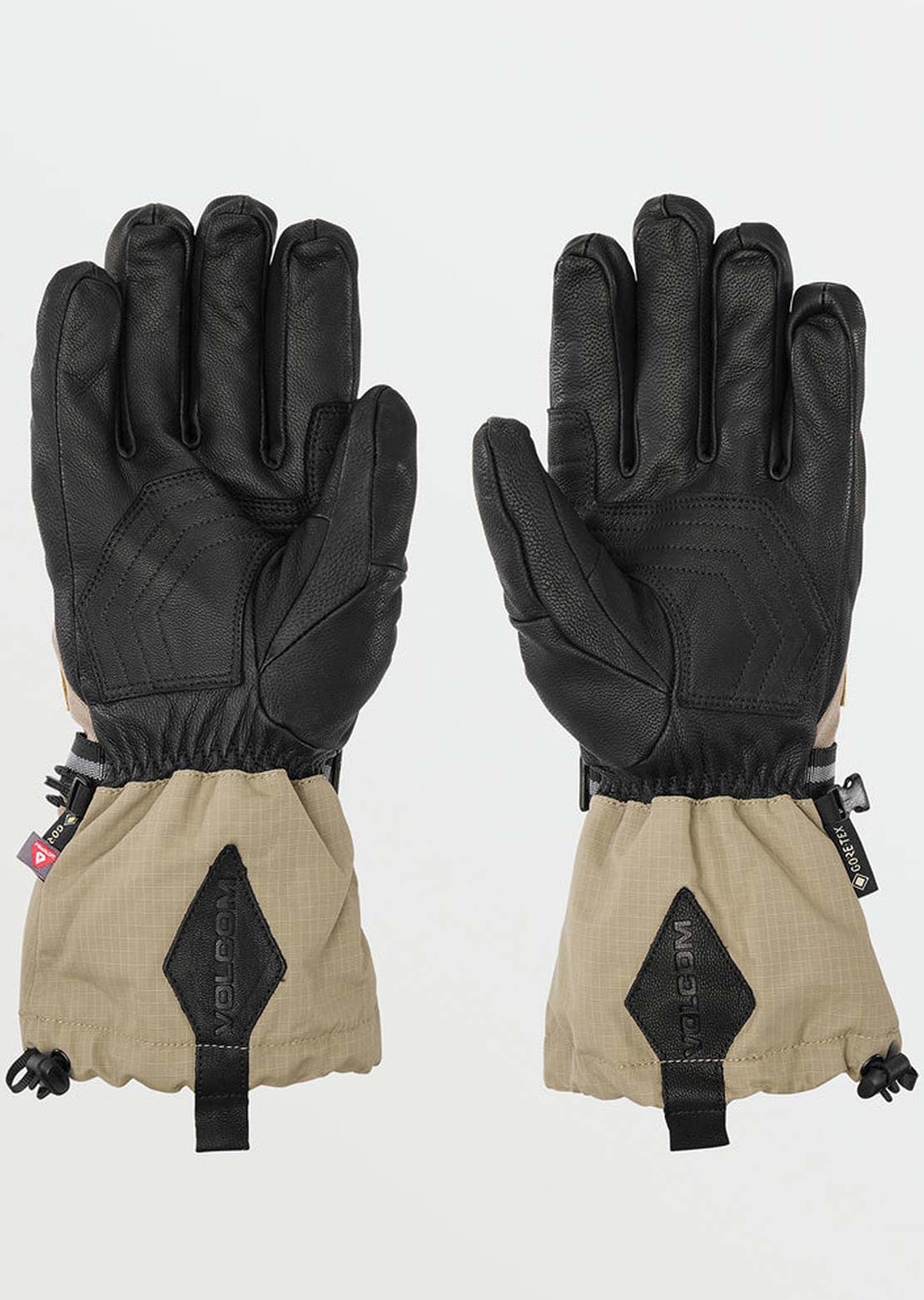 Volcom Men's 91 Gore-Tex Gloves Chestnut Brown