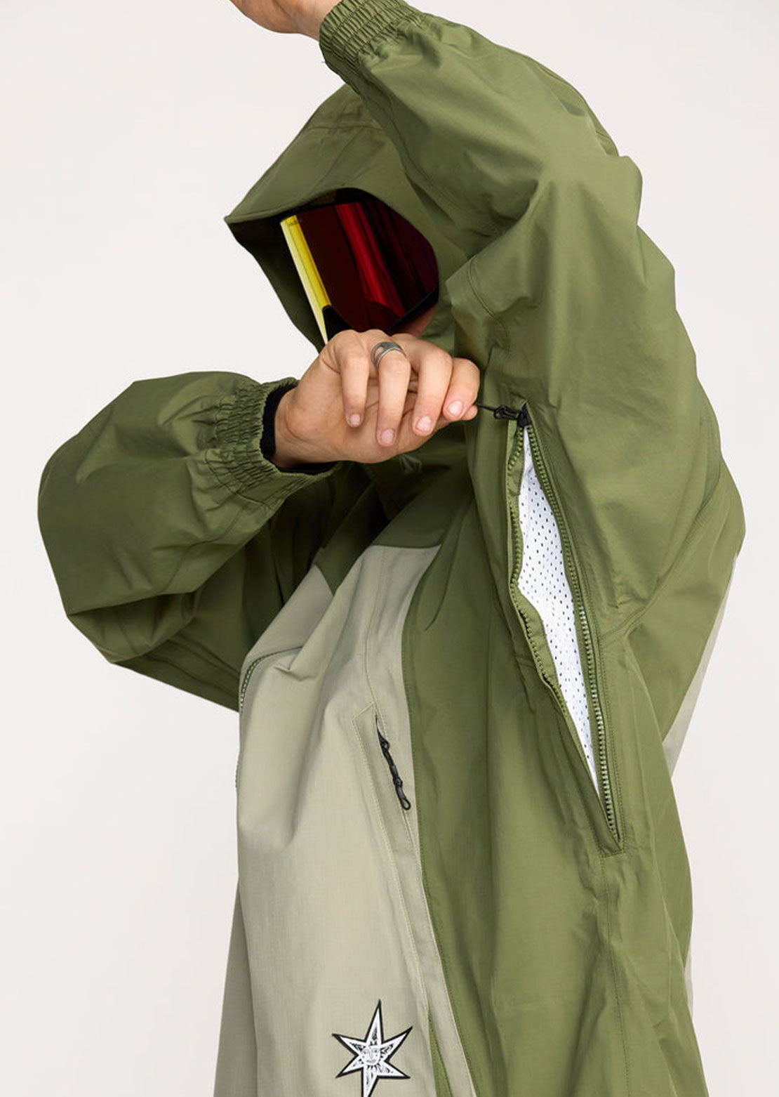 Volcom Men's Arthur 3L Jacket Dark Olive