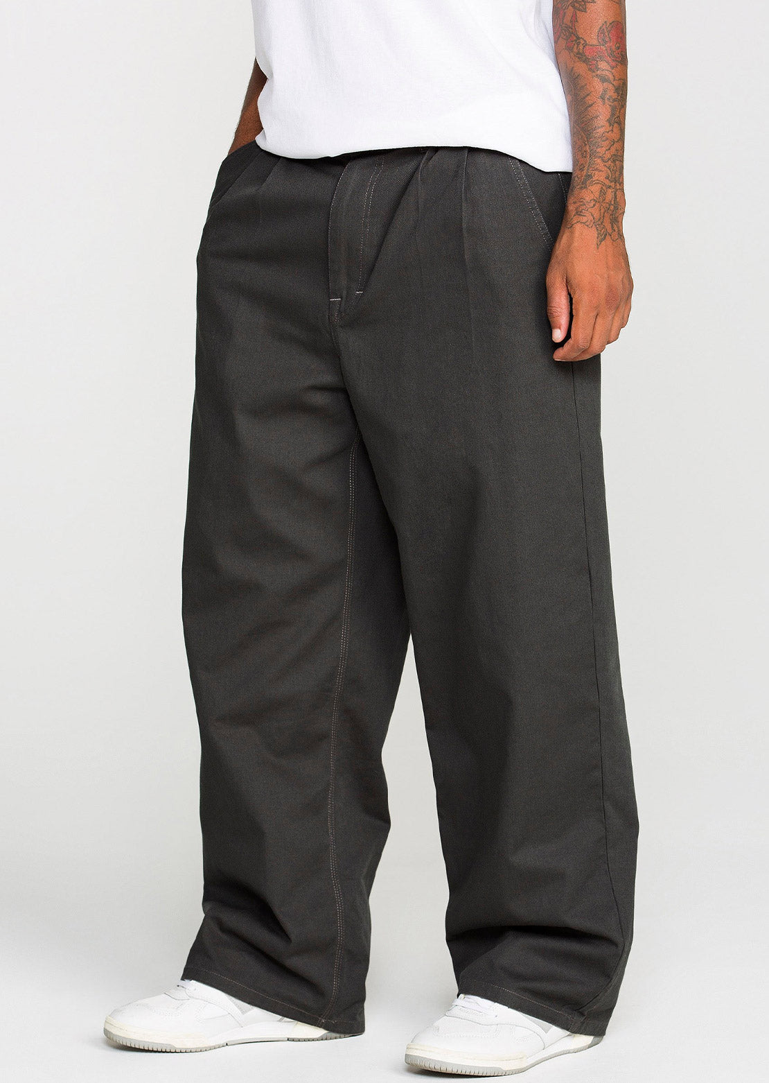 Volcom Men's Baggos Pleat Pants Castlerock