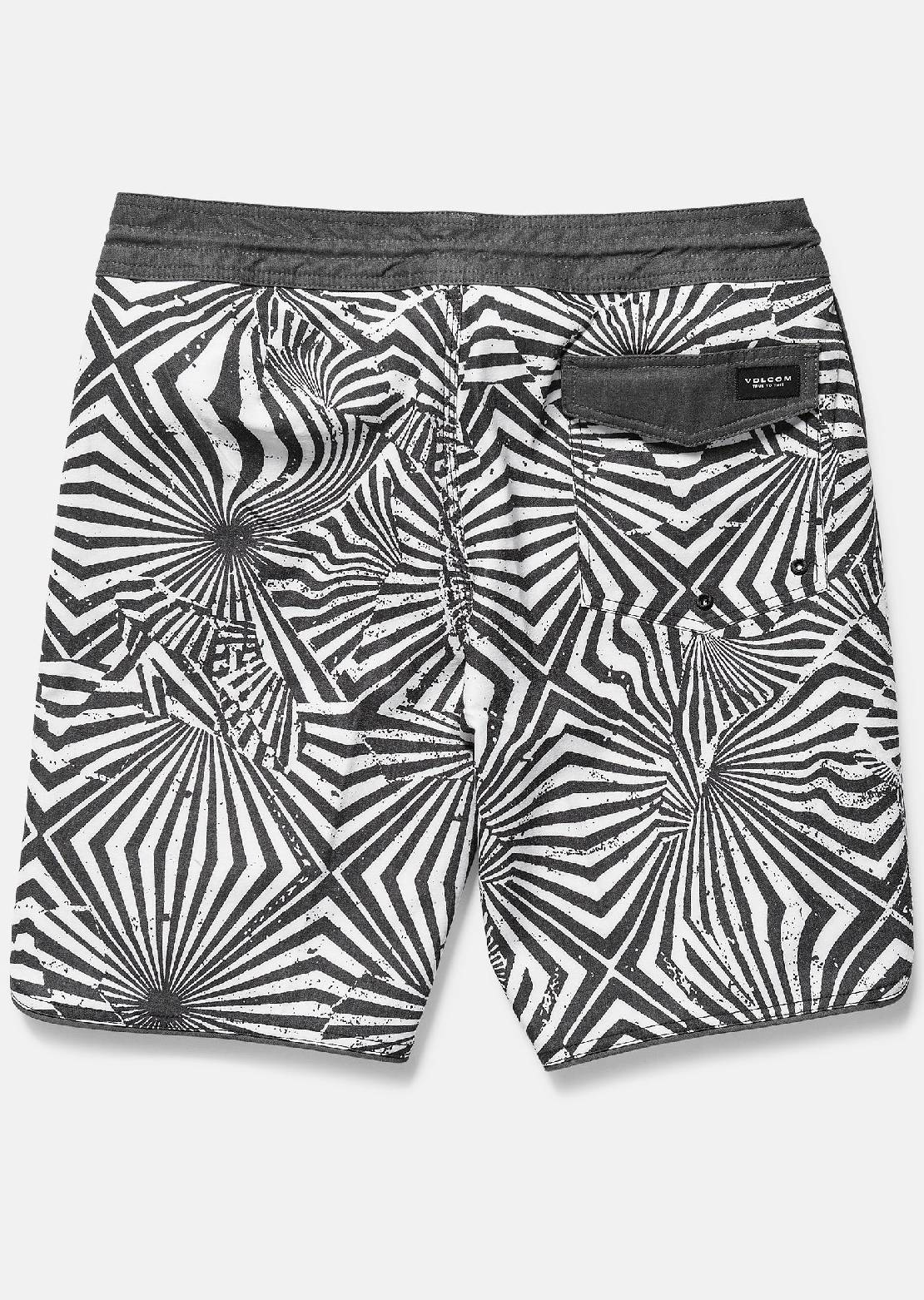 Volcom Men's Barnacle Scallop Stoney 19 Boardshorts Off White