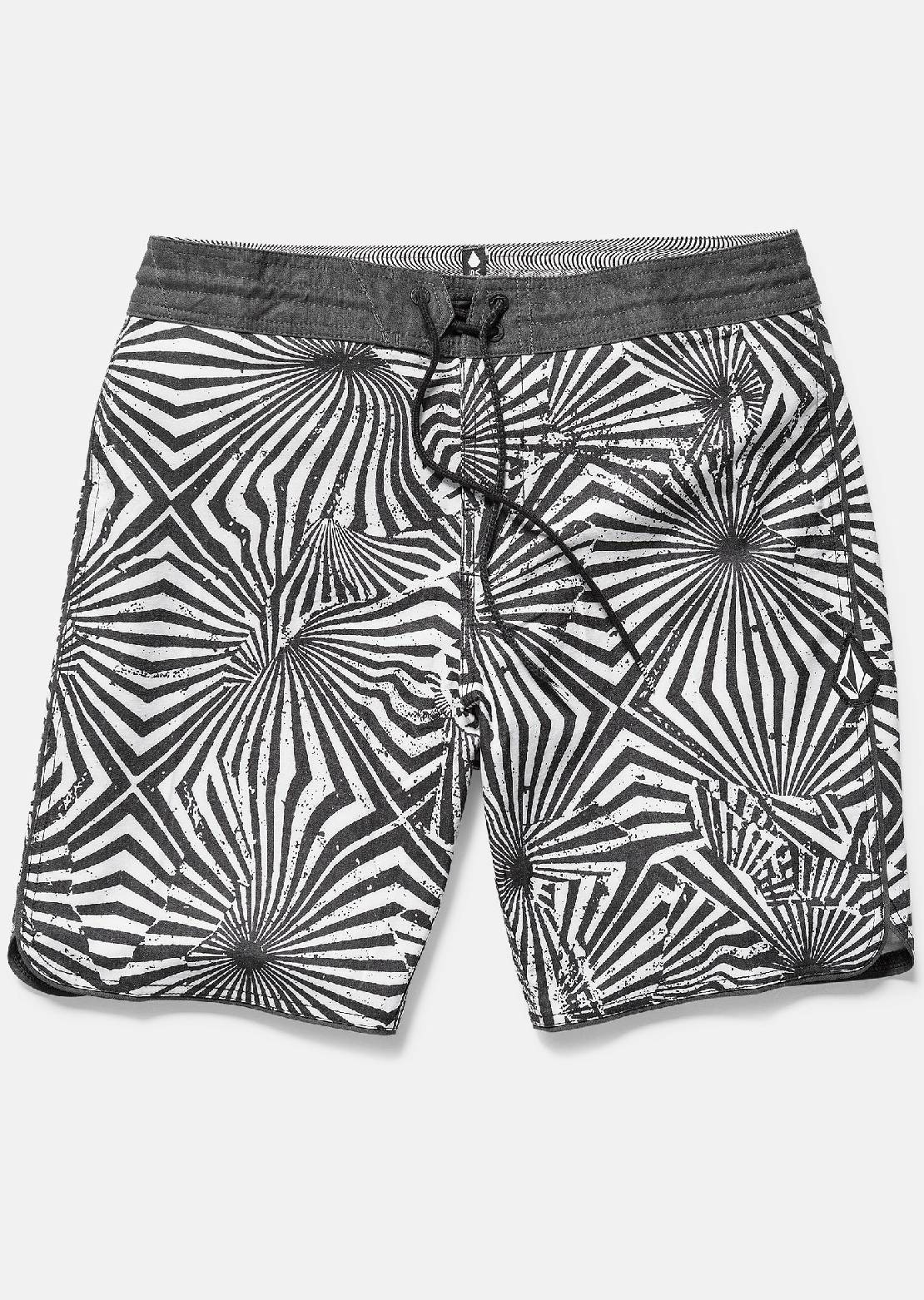 Volcom Men's Barnacle Scallop Stoney 19 Boardshorts Off White