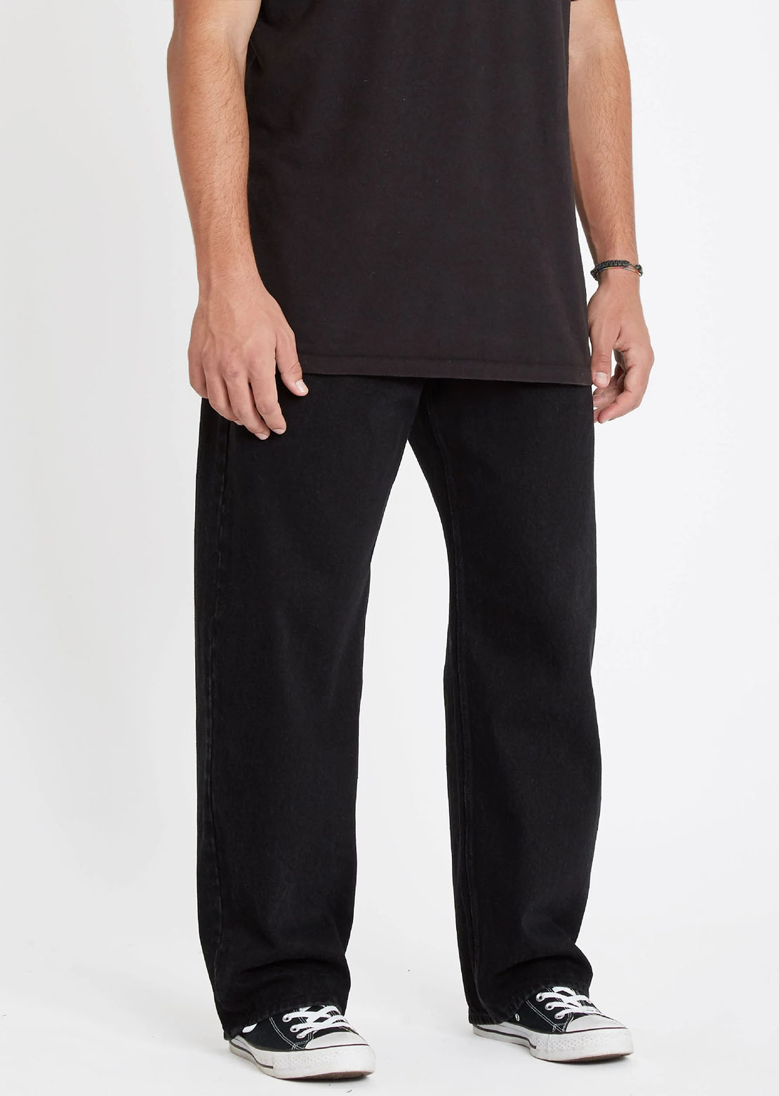 Volcom Men's Billow Denim Pants Black