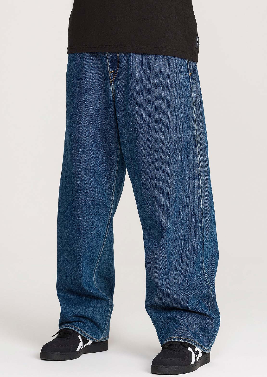 Volcom Men's Billow Denim Pants Dark Stone