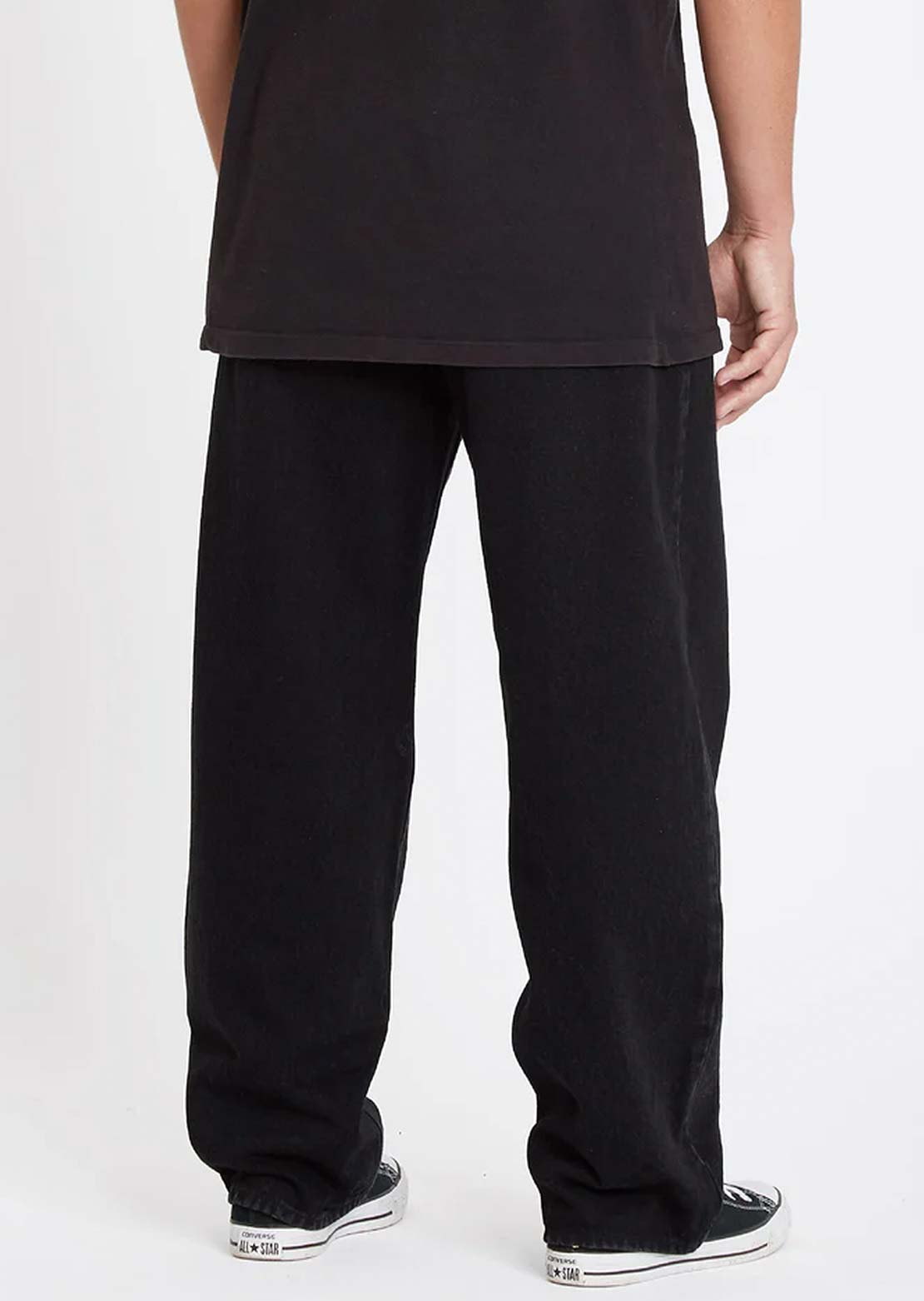 Volcom Men's Billow Denim Pants Bold Blue New Black