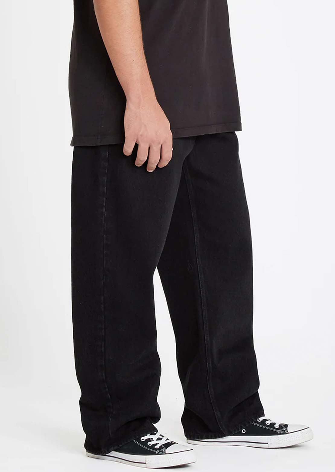 Volcom Men's Billow Denim Pants Bold Blue New Black