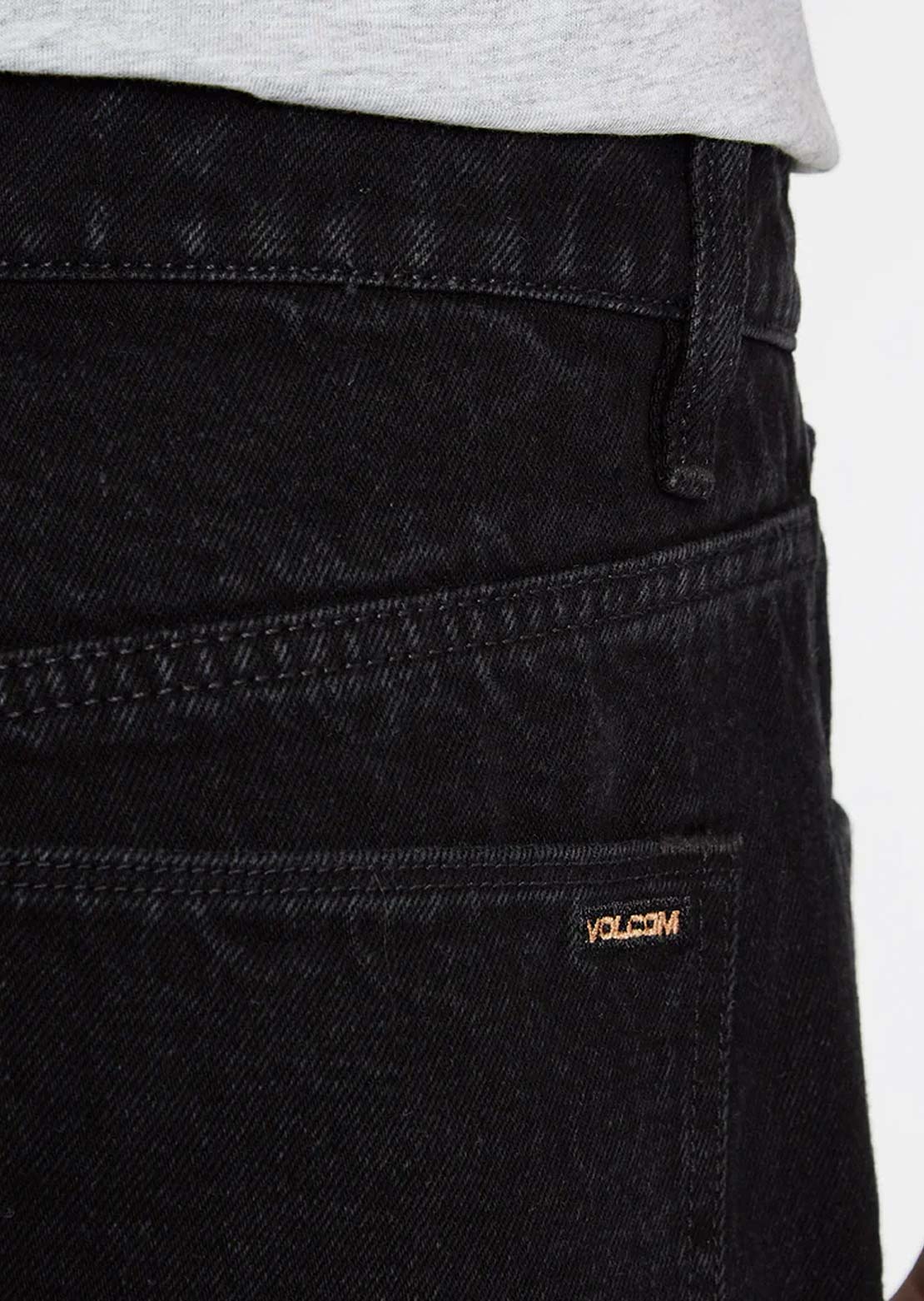 Volcom Men's Billow Denim Pants Bold Blue New Black
