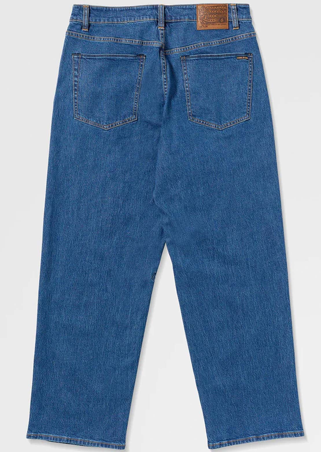 Volcom Men's Billow Denim Pants Bold Blue