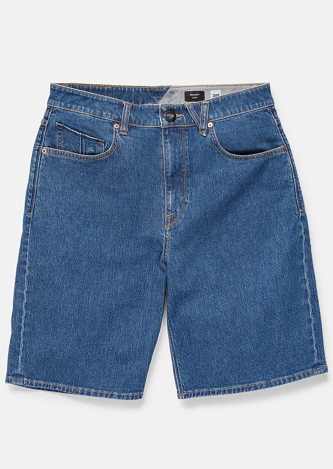Volcom Men's Billow Denim Shorts Bold Blue