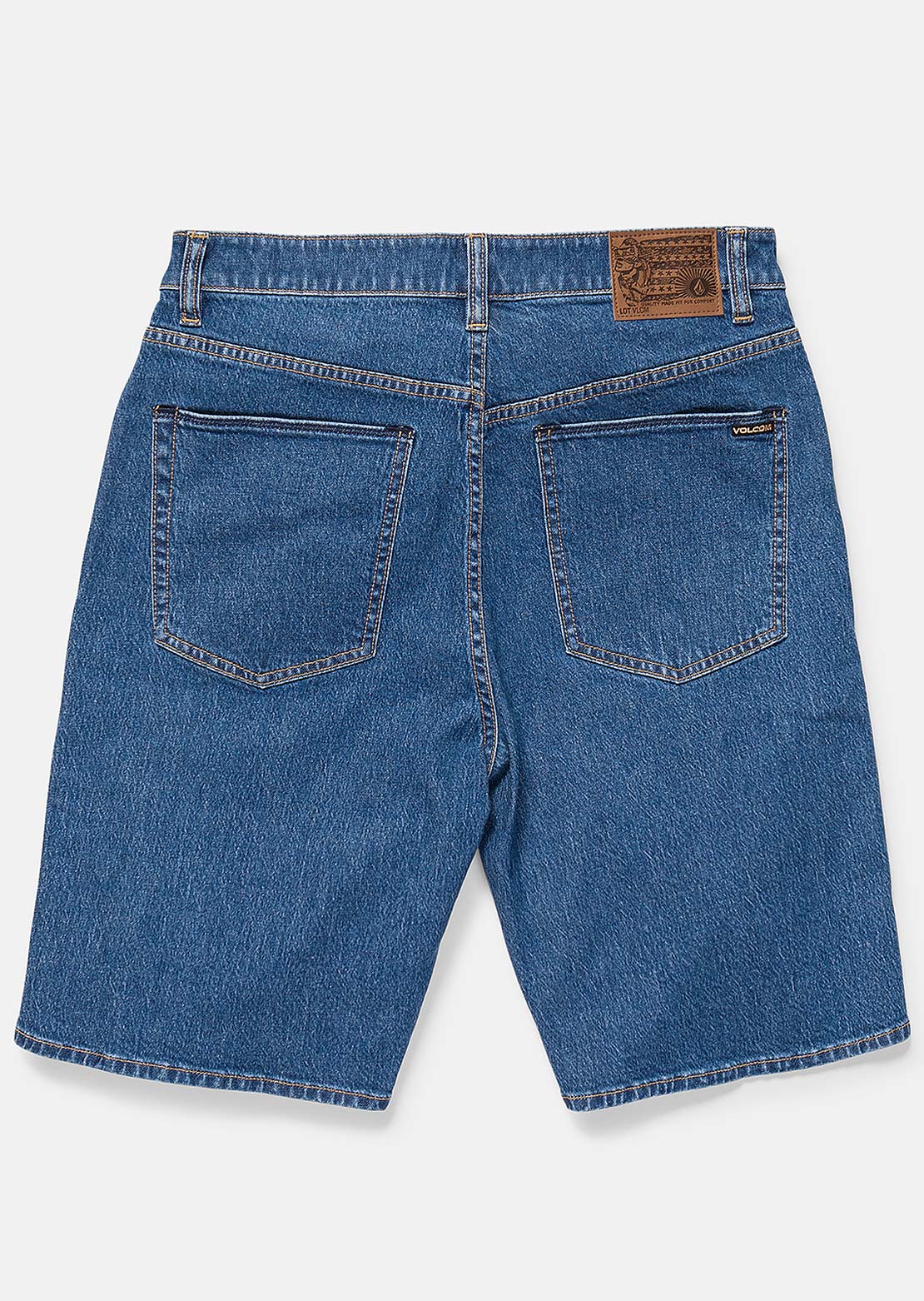 Volcom Men's Billow Denim Shorts Bold Blue